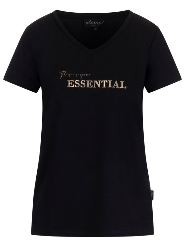 Elvira Collections T-shirt Essential Zwart 2900077734045