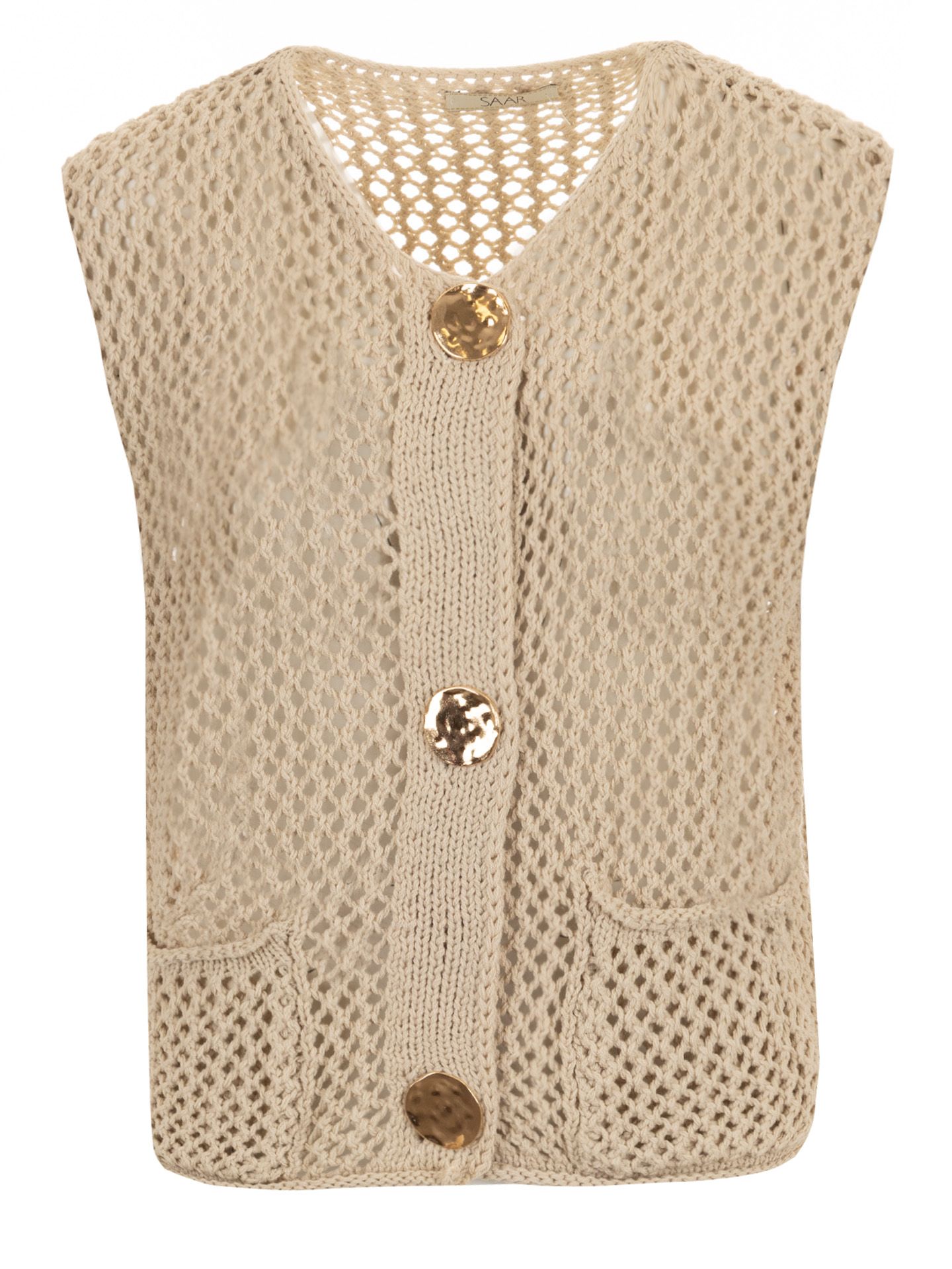 SAAR Gilet Tessa Beige 00081188-5200