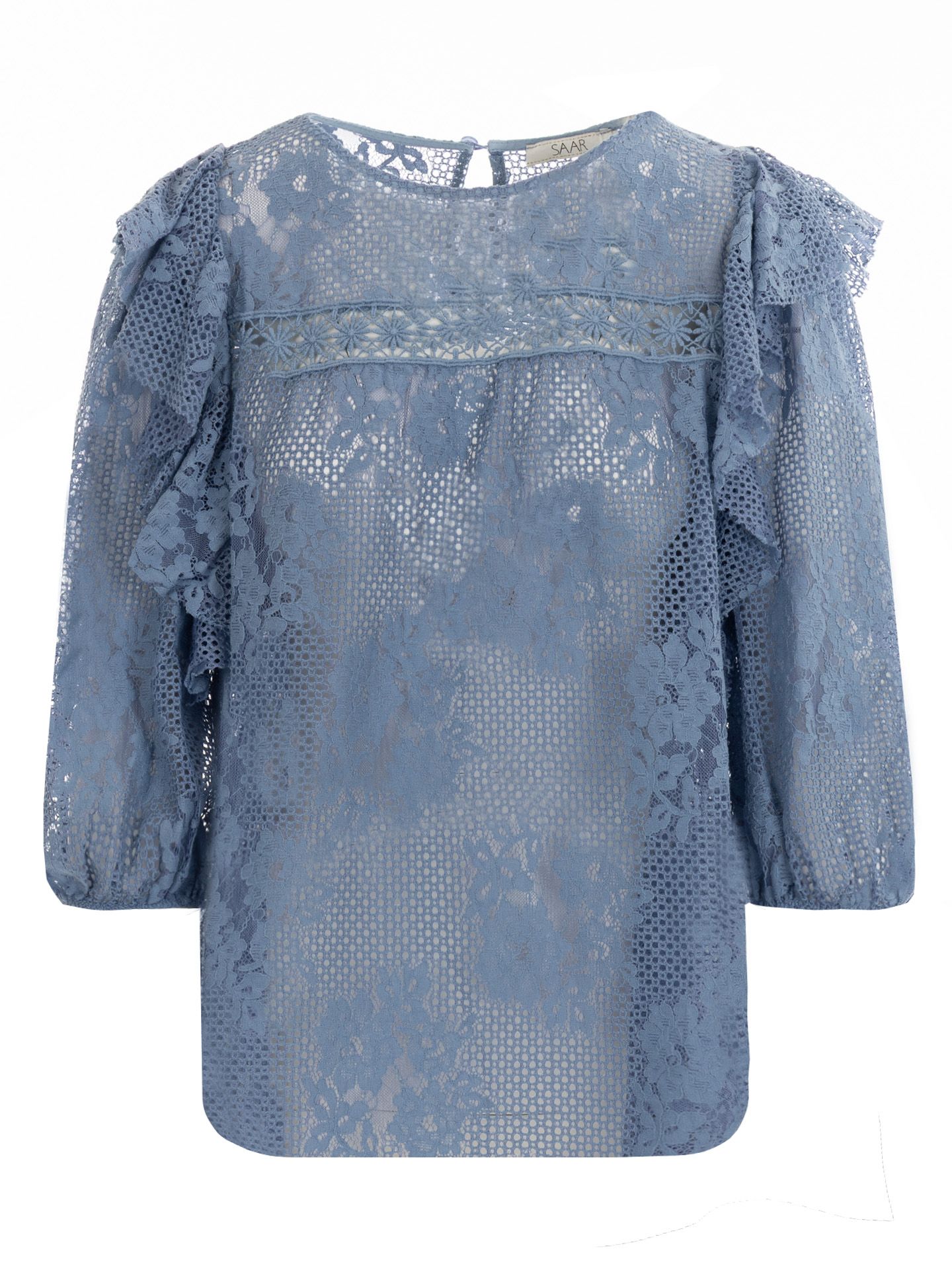 SAAR Blouse Tess Blauw 00081197-1350