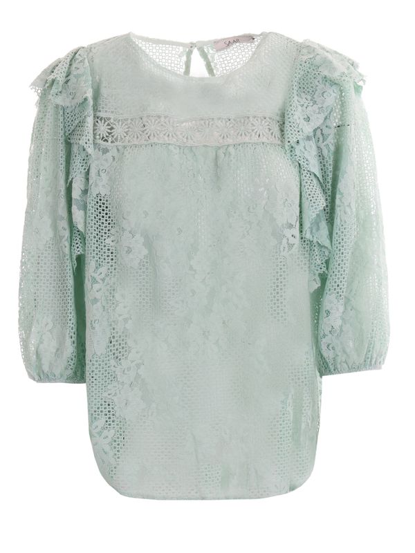 SAAR Blouse Tess Groen 2900076321031