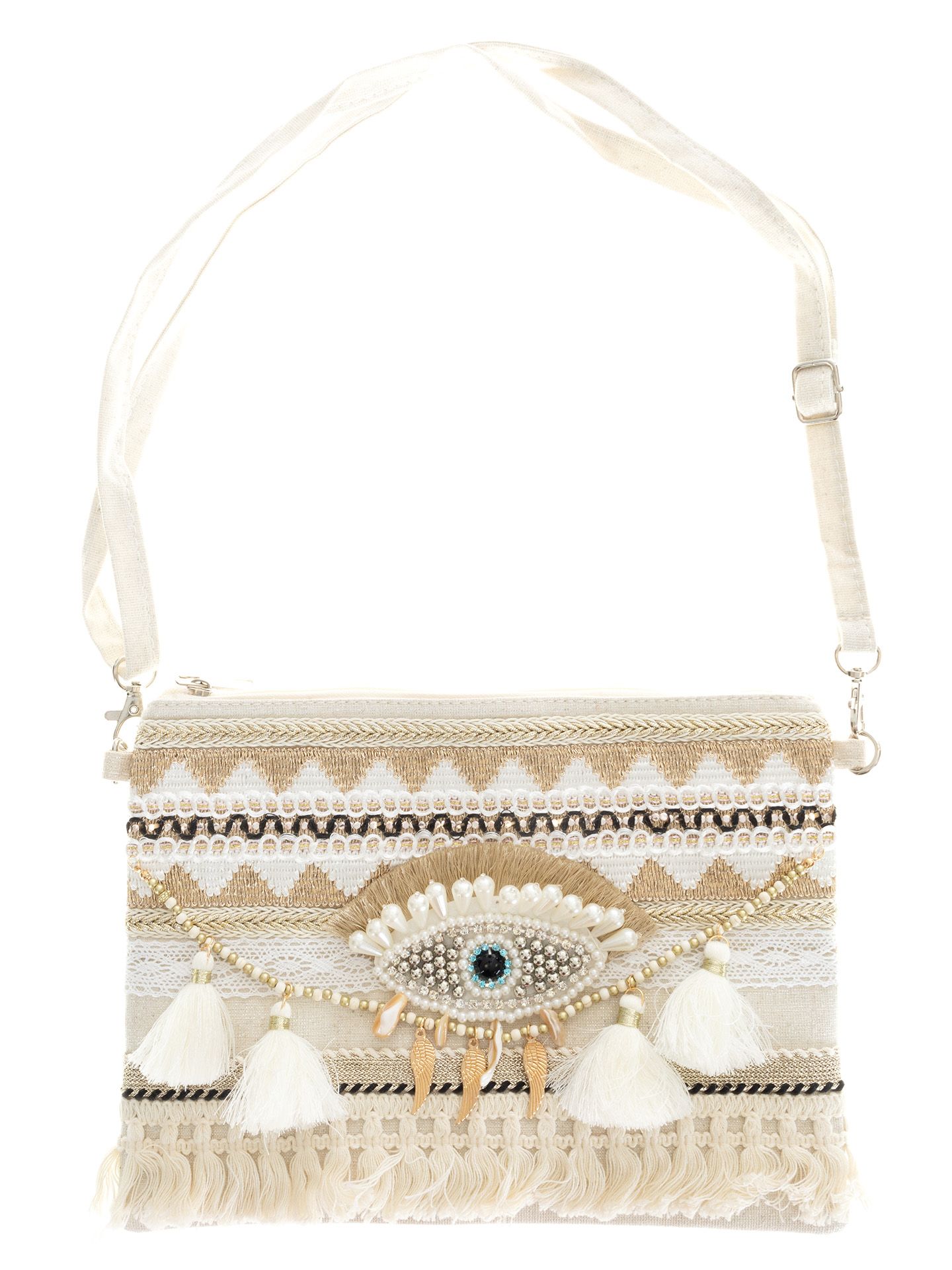 Schijvens mode Tas Boho Beige 00081218-5200