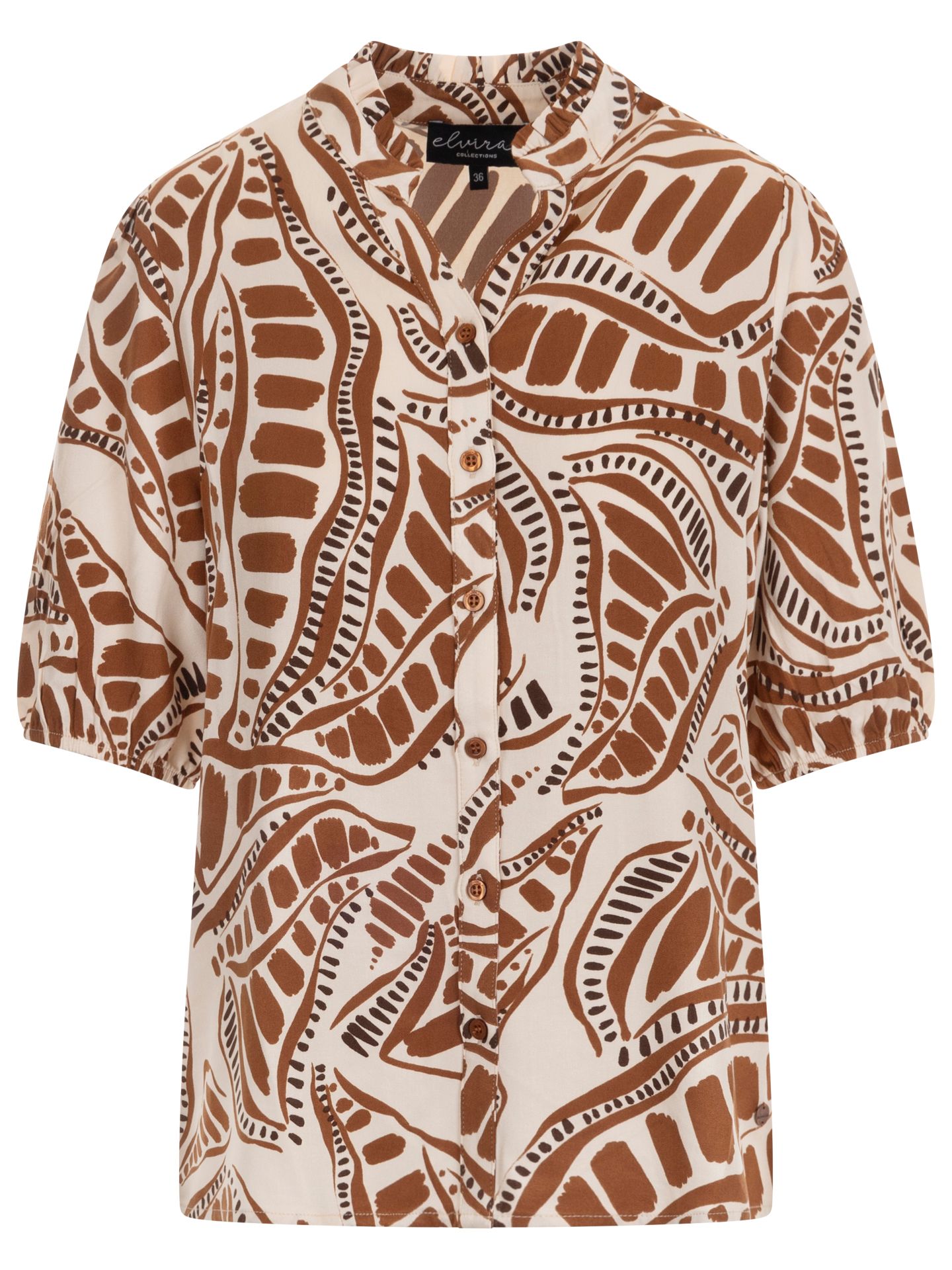 Elvira Collections Blouse Cacao Camel 00081222-5850