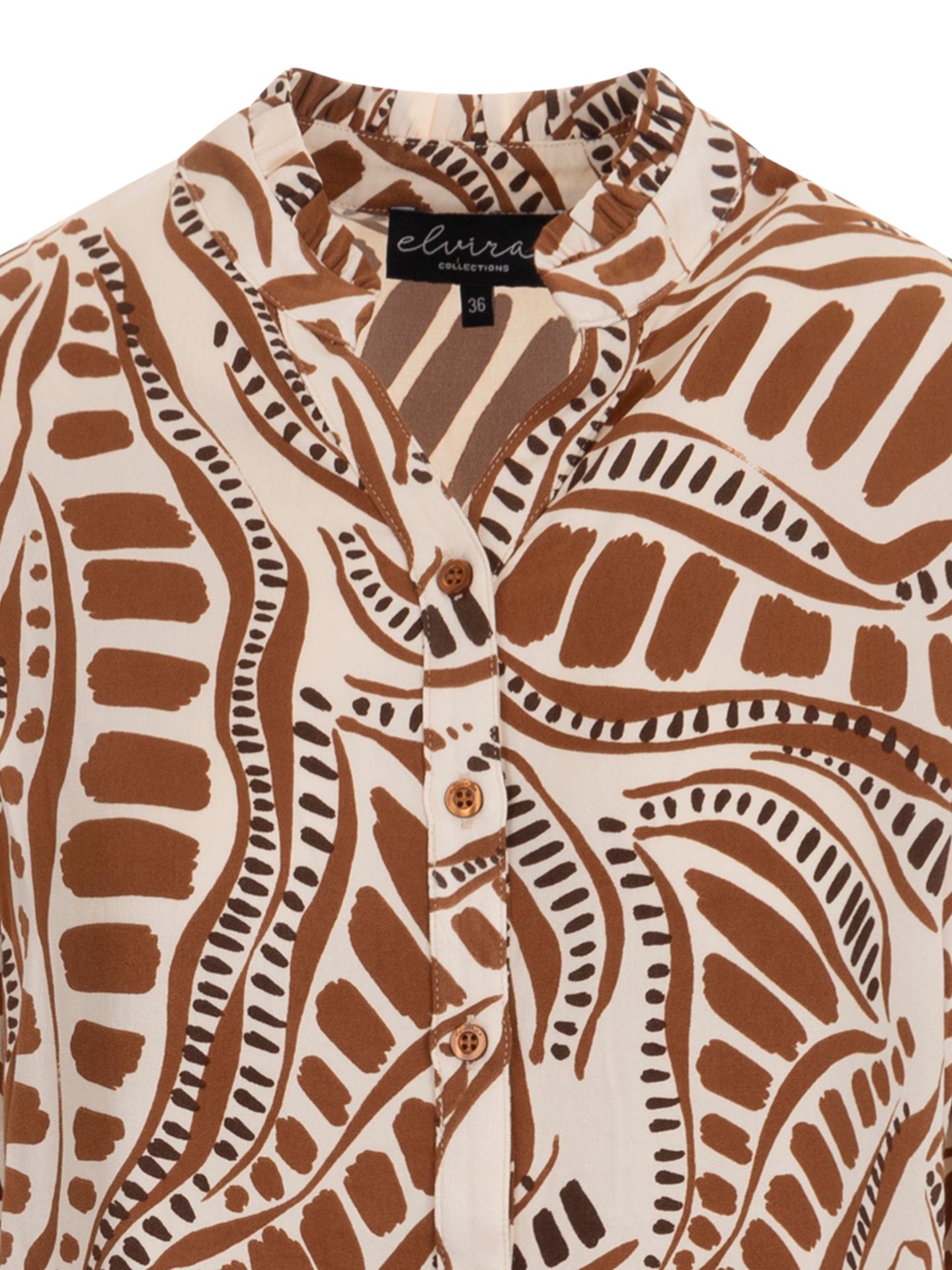 Elvira Collections Blouse Cacao Camel 00081222-5850