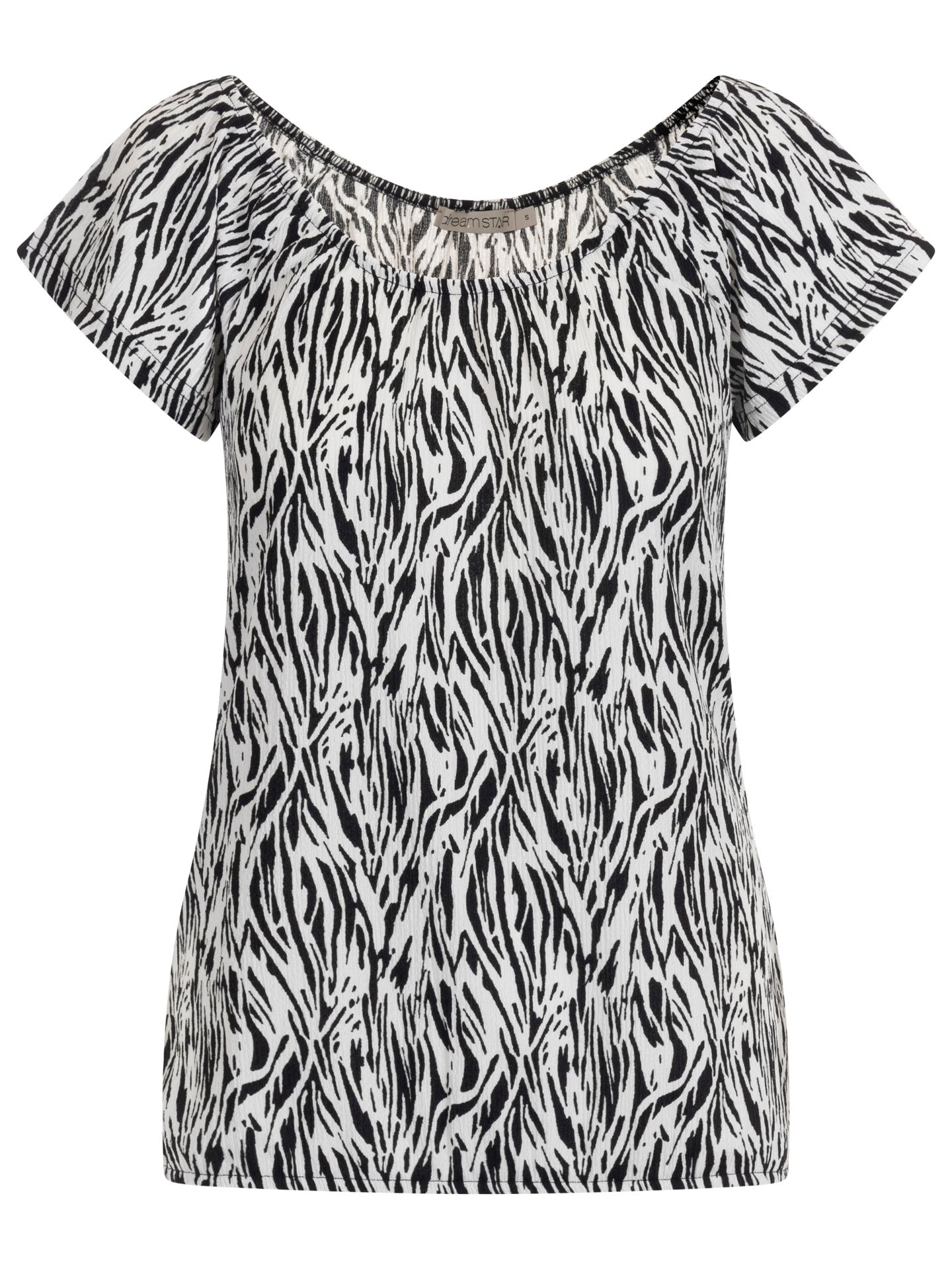 Dreamstar Blouse Ermie Zwart-wit 00081251-7900