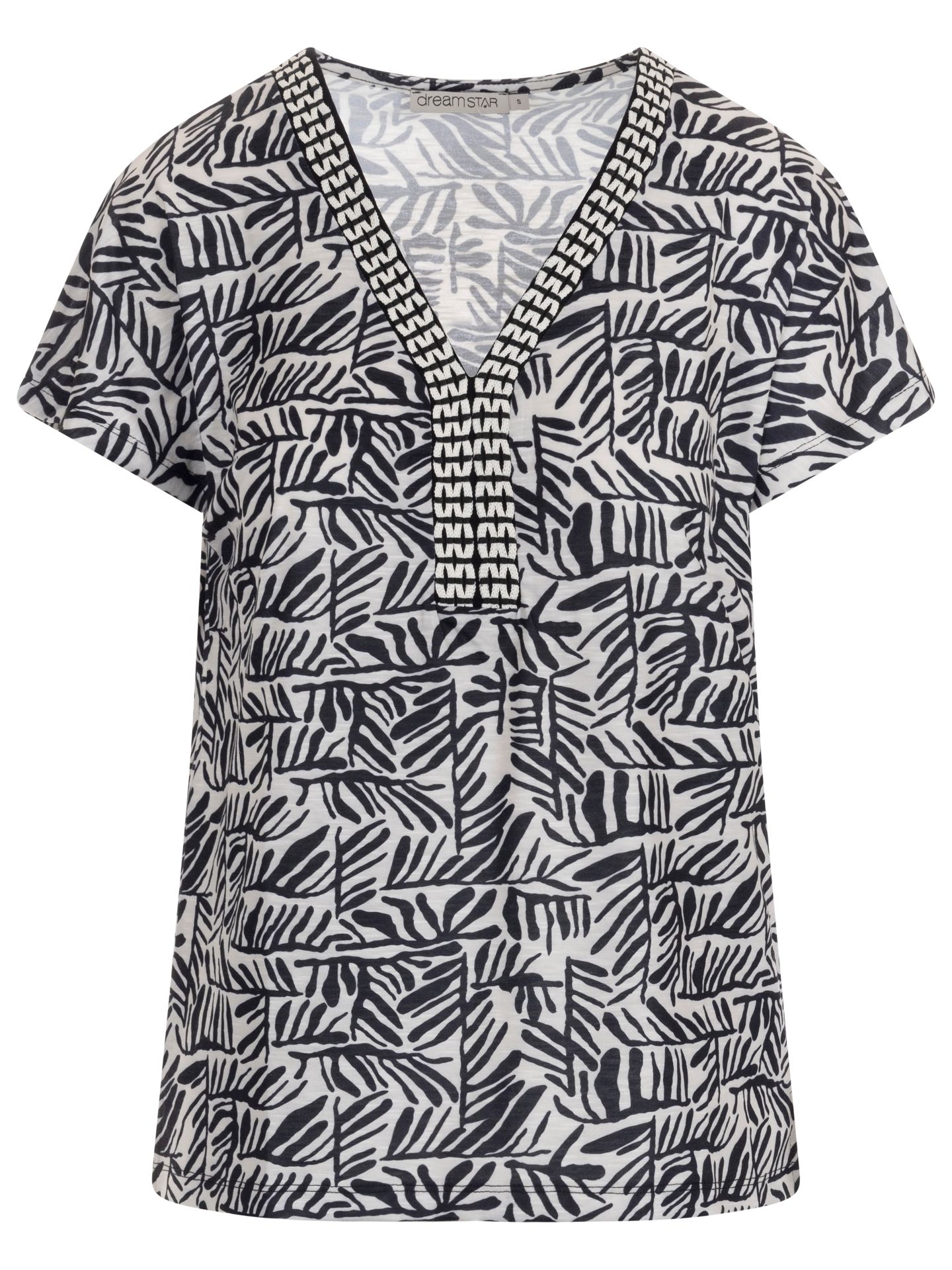 Dreamstar T-shirt Ebby Zwart-wit 00081261-7900
