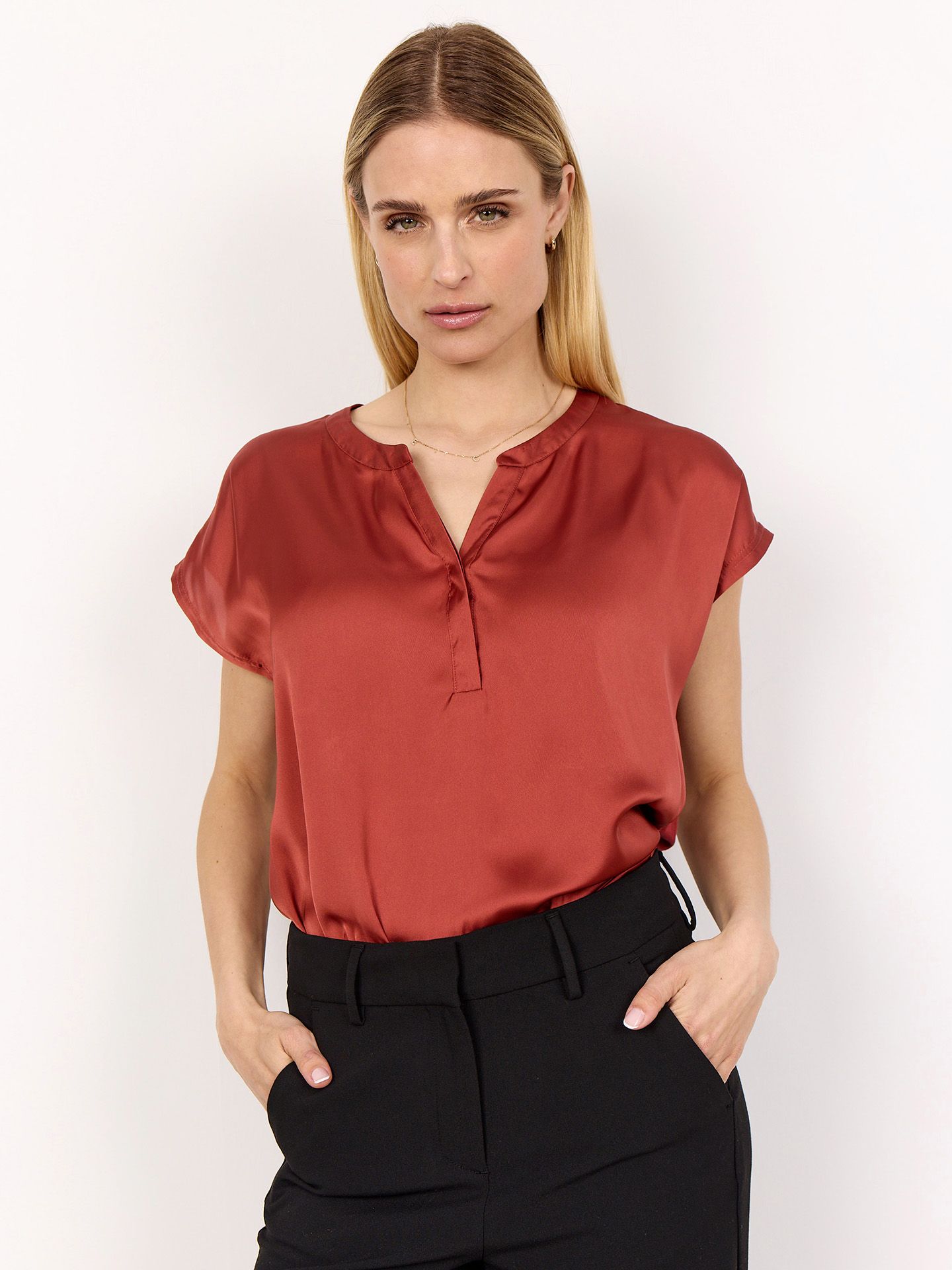 Soyaconcept Shirt Thilde Rood 00081282-3350