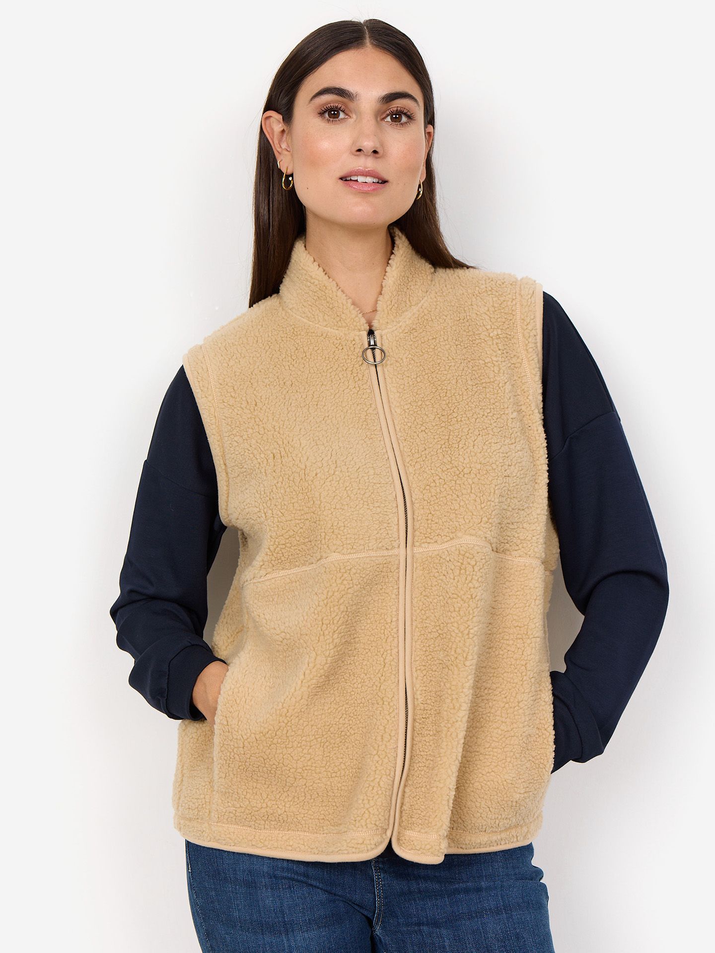 Soyaconcept Gilet Onyx Beige 00081285-5200