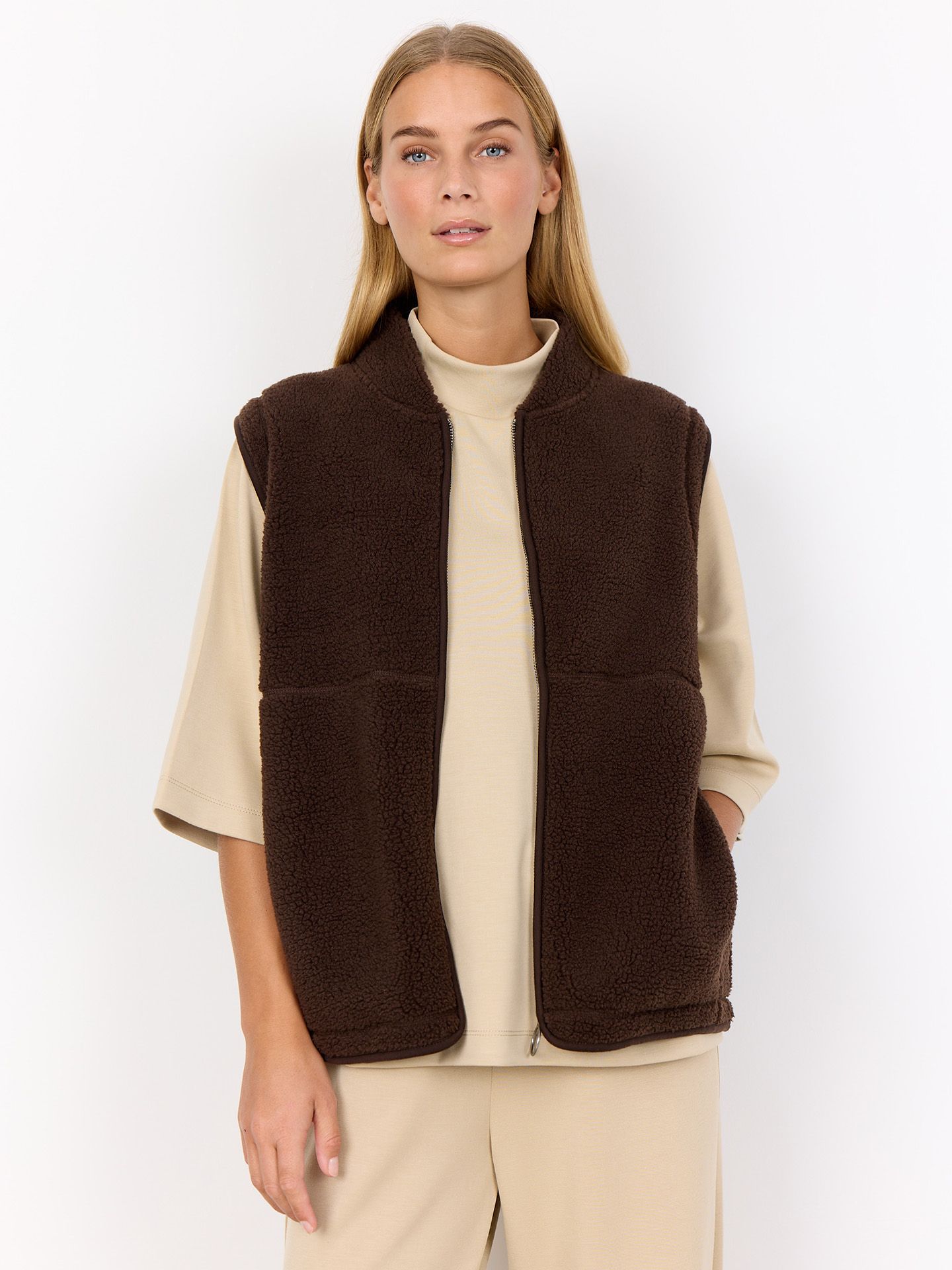 Soyaconcept Gilet Onyx Bruin 00081285-5801