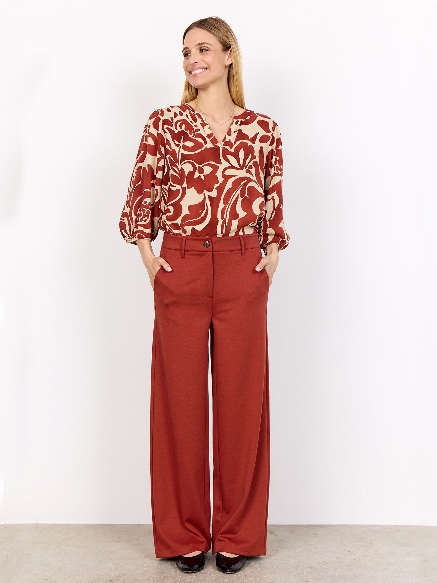 Soyaconcept Blouse Senta Rood 00081304-3350