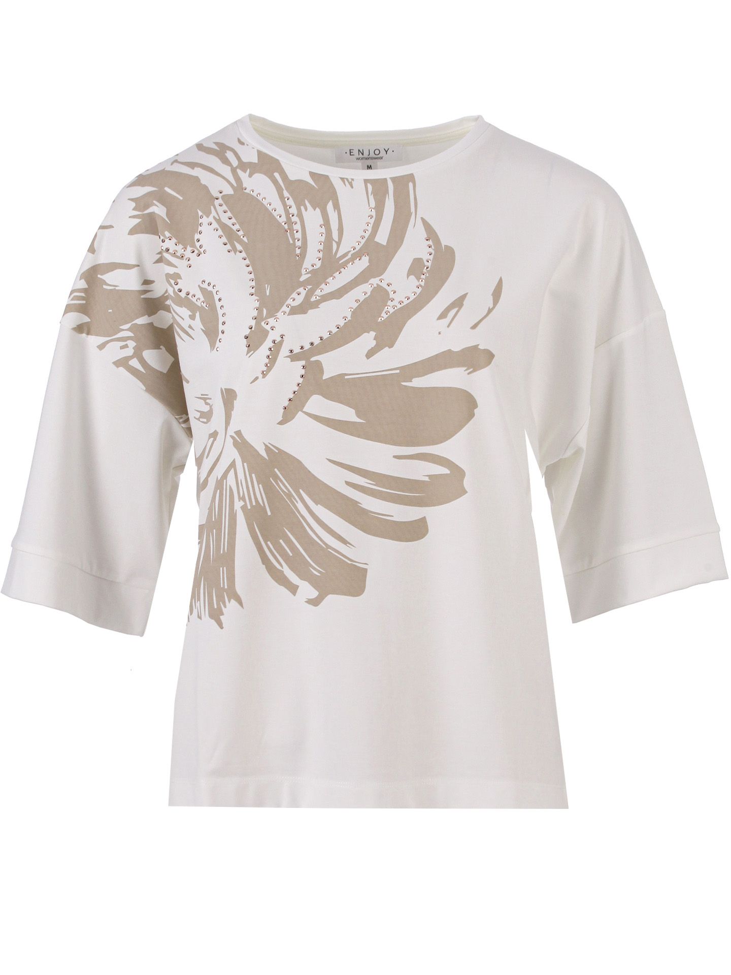 Enjoy Womenswear T-shirt Anna Off white 00081337-5050