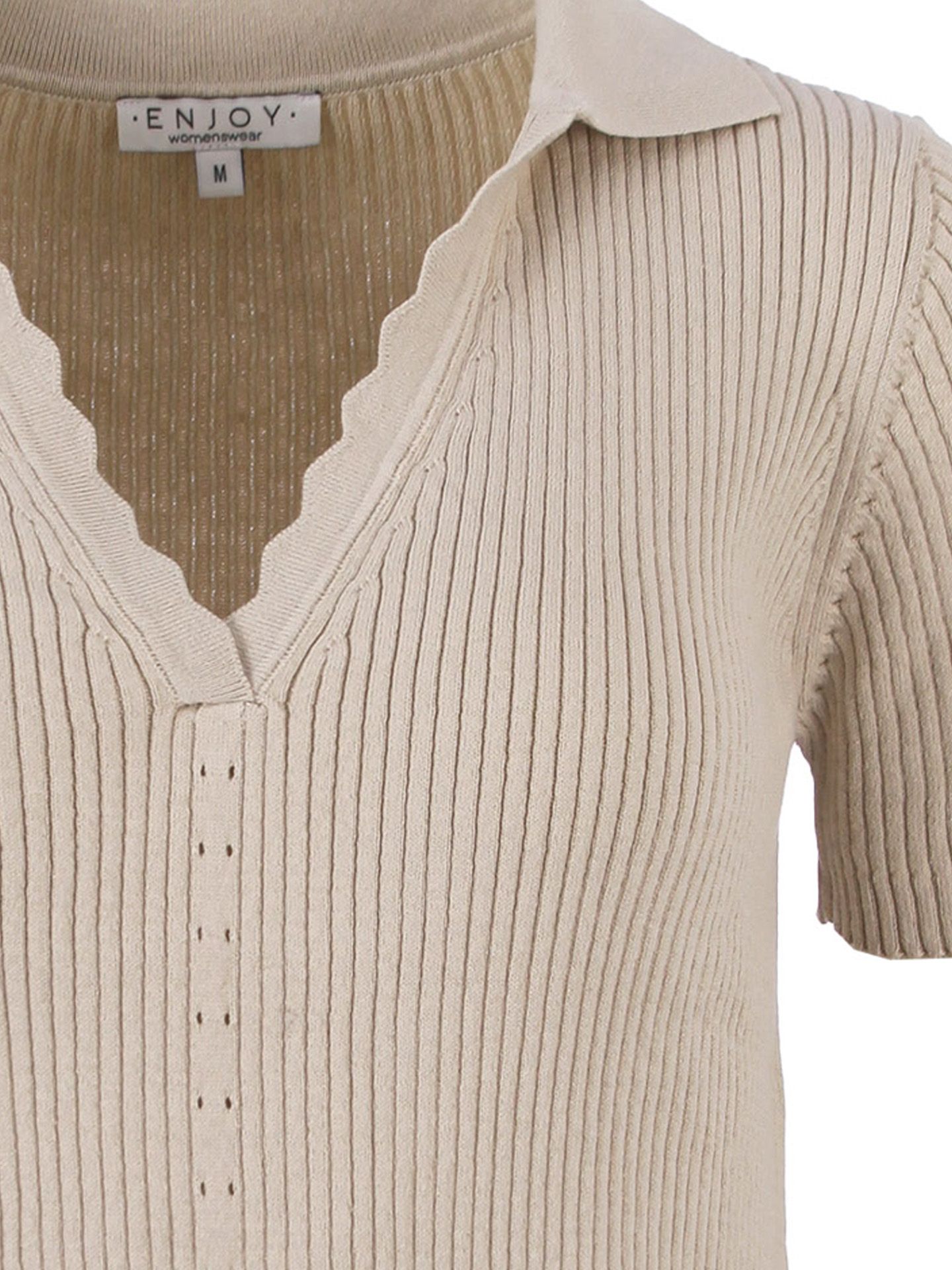 Enjoy Womenswear T-shirt Mandy Beige 00081354-5200