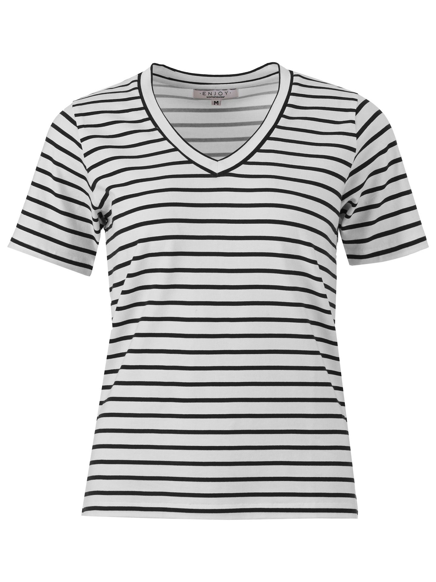 Enjoy Womenswear T-shirt Riki Zwart 00081355-7500