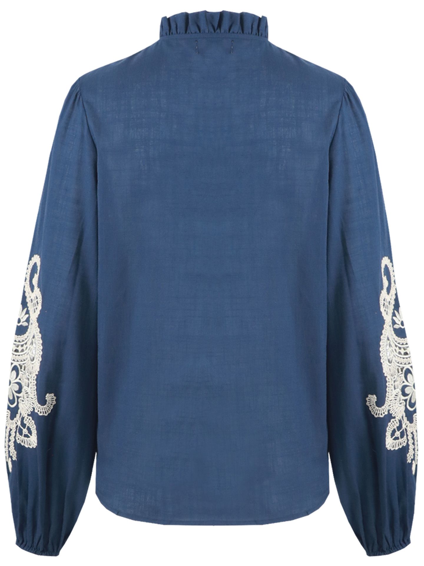 C&S The Label Blouse Lisanne Blauw 00081372-1500