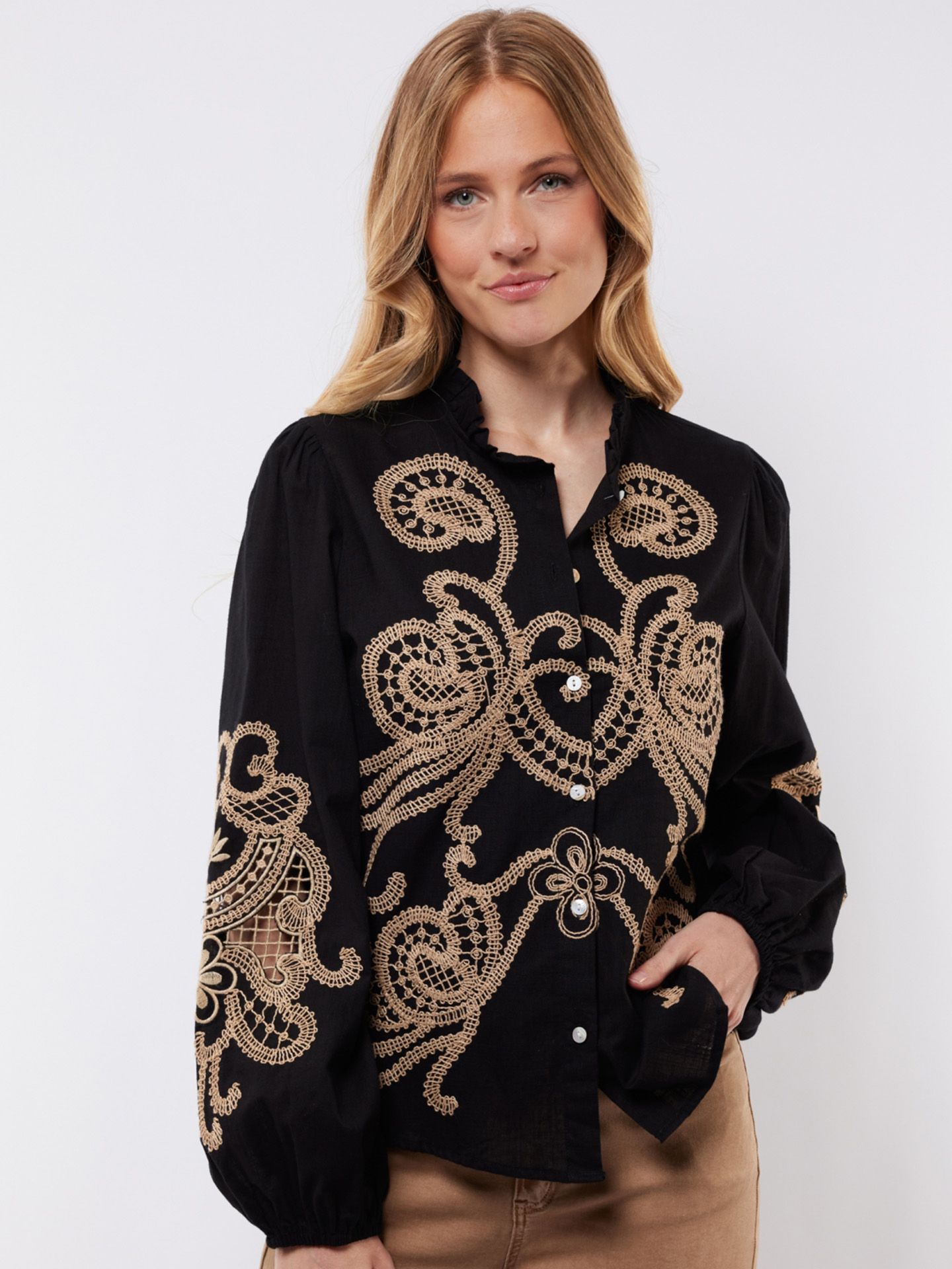 C&S The Label Blouse Lisanne Zwart 00081372-7500