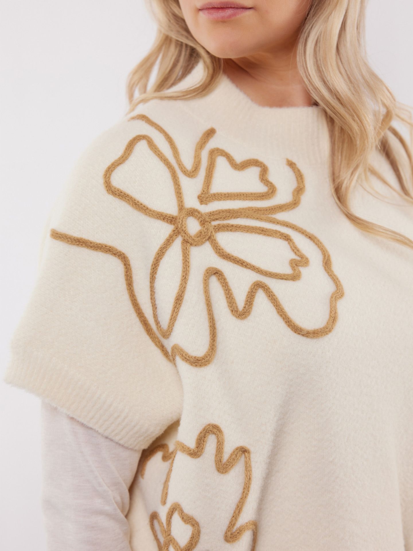 C&S The Label Trui Violette Off white 00081373-5050
