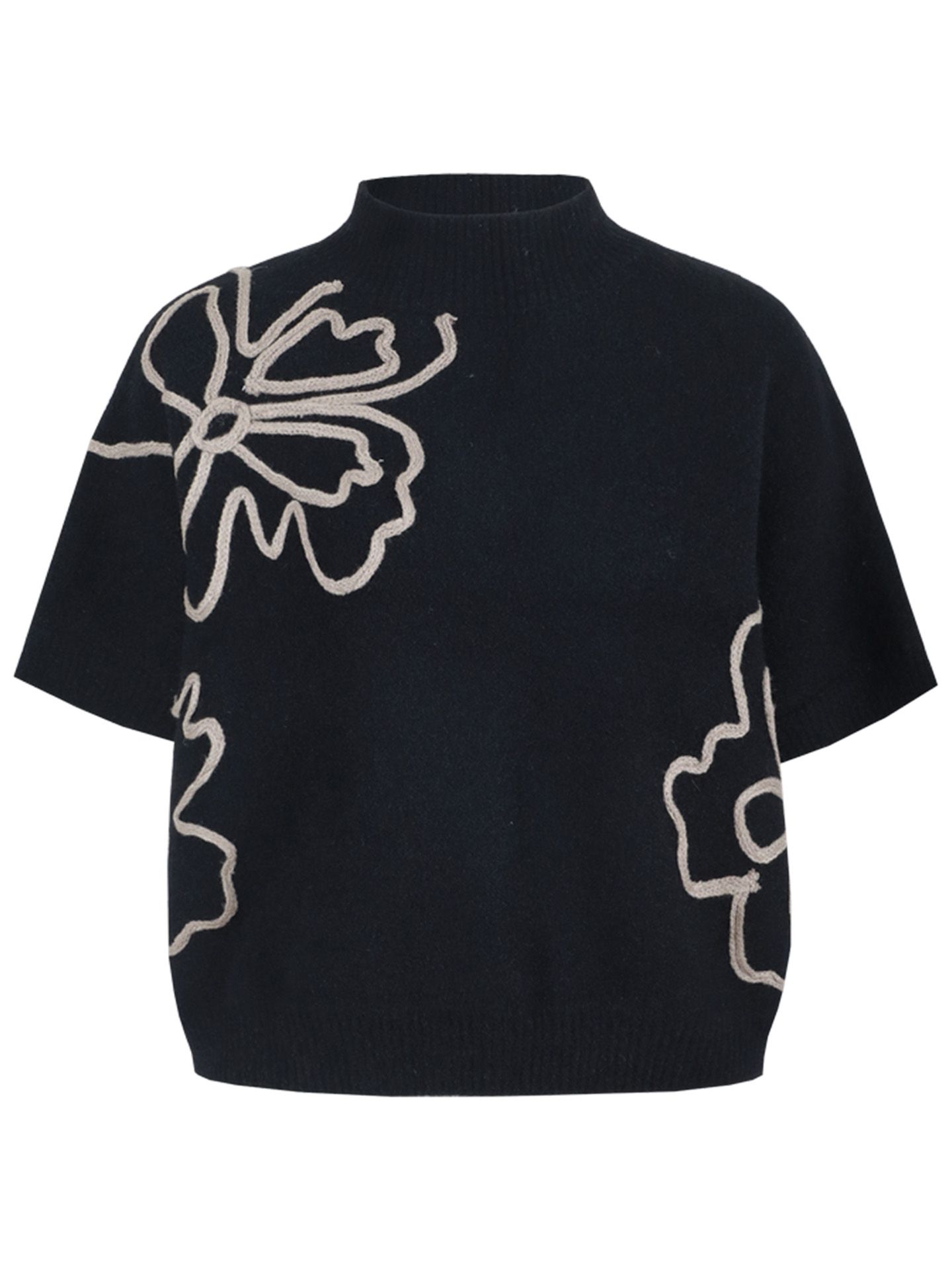 C&S The Label Trui Violette Zwart 00081373-7500