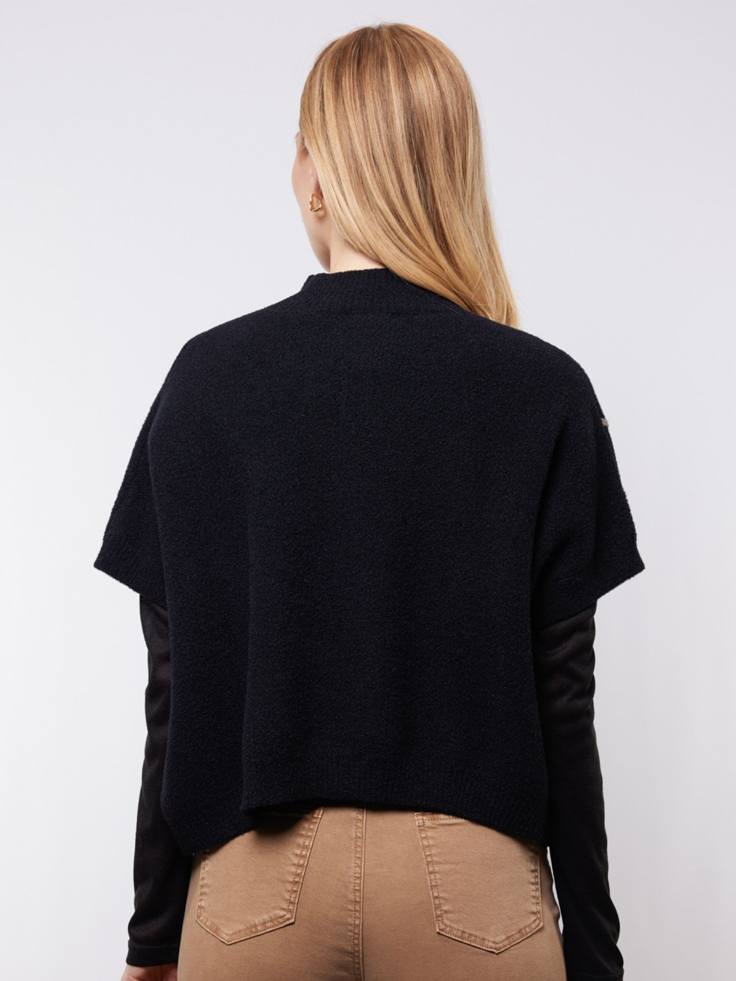 C&S The Label Trui Violette Zwart 00081373-7500