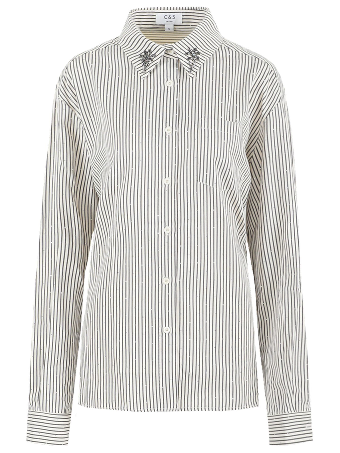 C&S The Label Blouse Lylith Grijs 00081374-7700