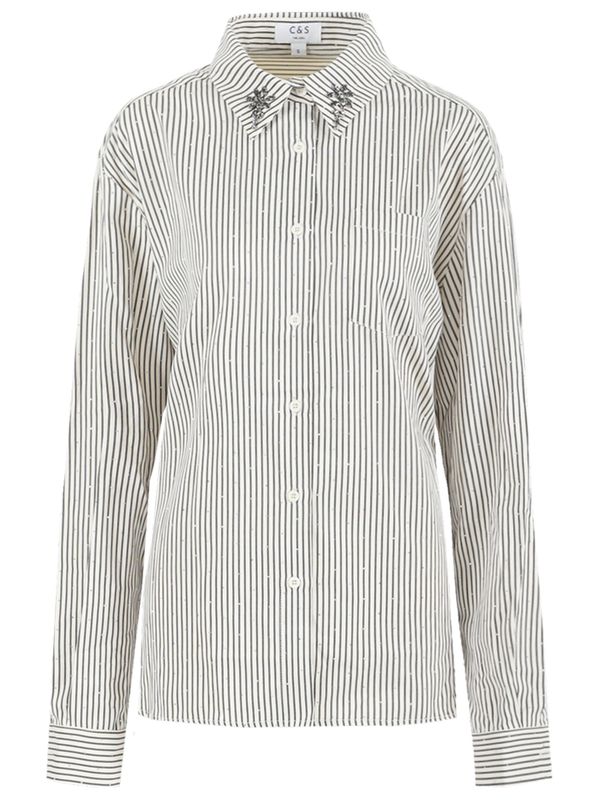 C&S The Label Blouse Lylith Grijs 2900076583033