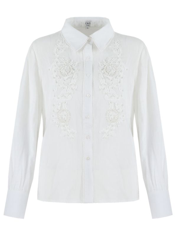 C&S The Label Blouse Linsey Off white 2900076585051