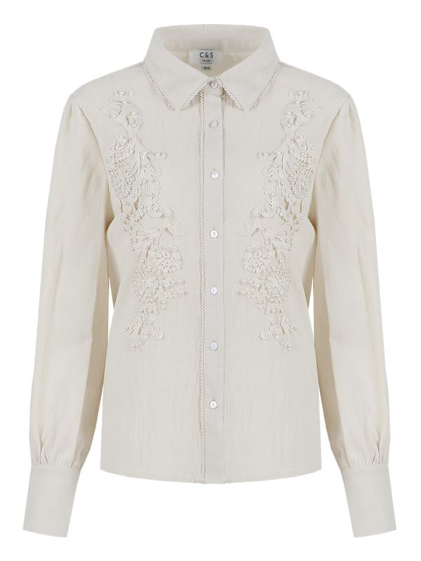 C&S The Label Blouse Linsey Beige 2900076584016