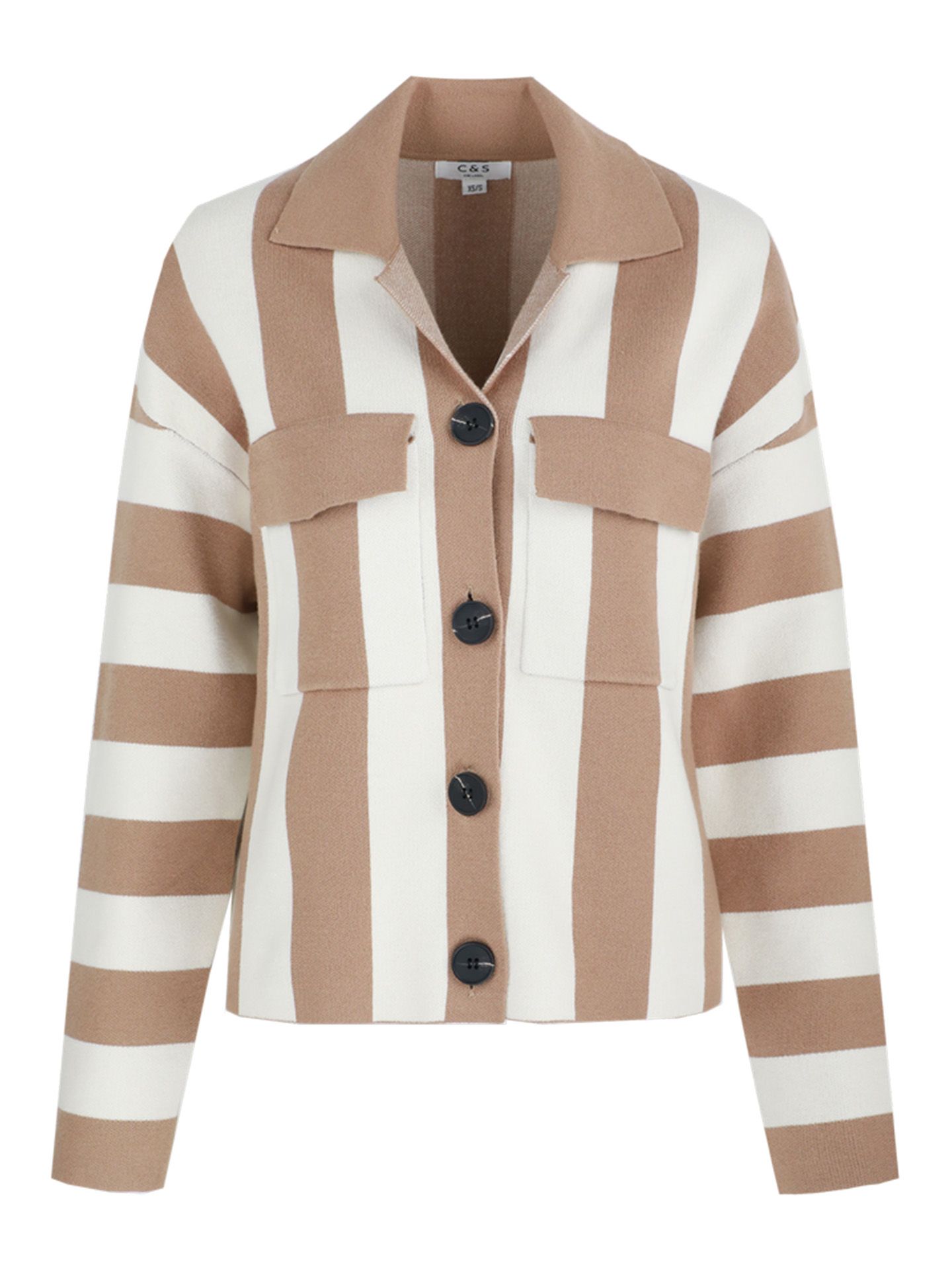 C&S The Label Vest Cecilla Camel 00081376-5300