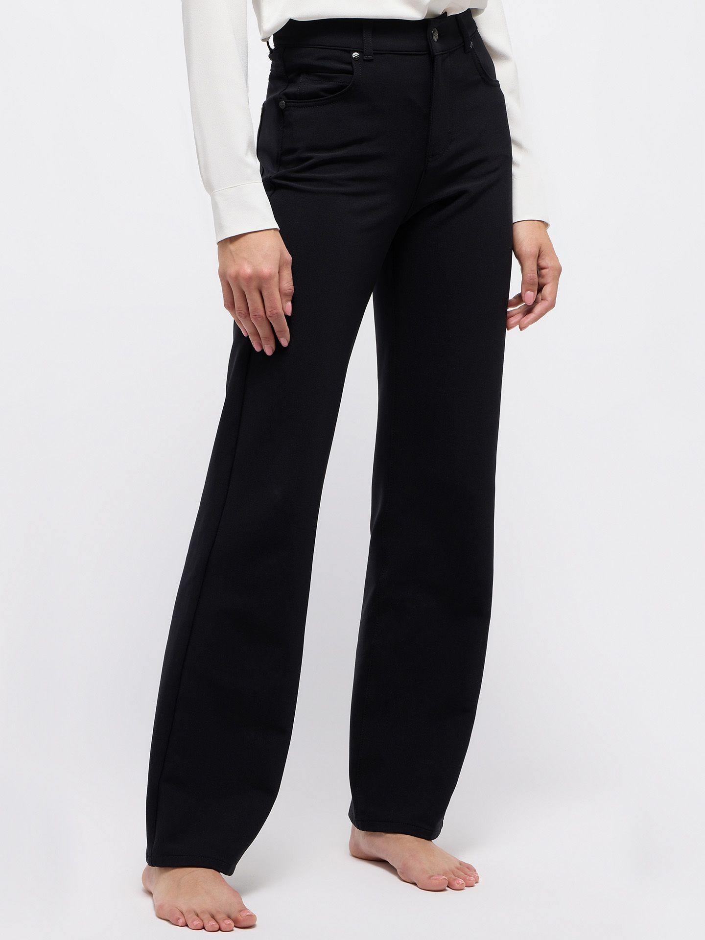 Angels Straight Broek Lara  Zwart 00081383-7500