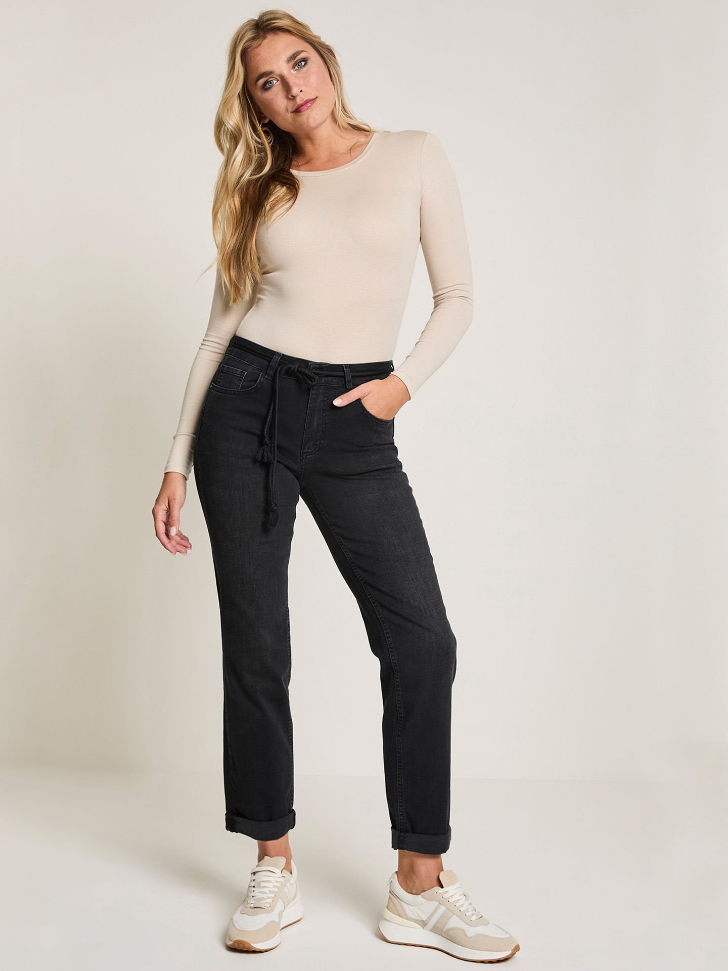 Para Mi Jeans Bobby  Zwart 00081392-740