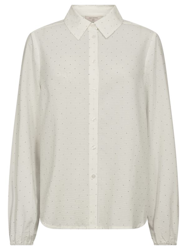 Freequent Blouse Shine Off white 2900079448056