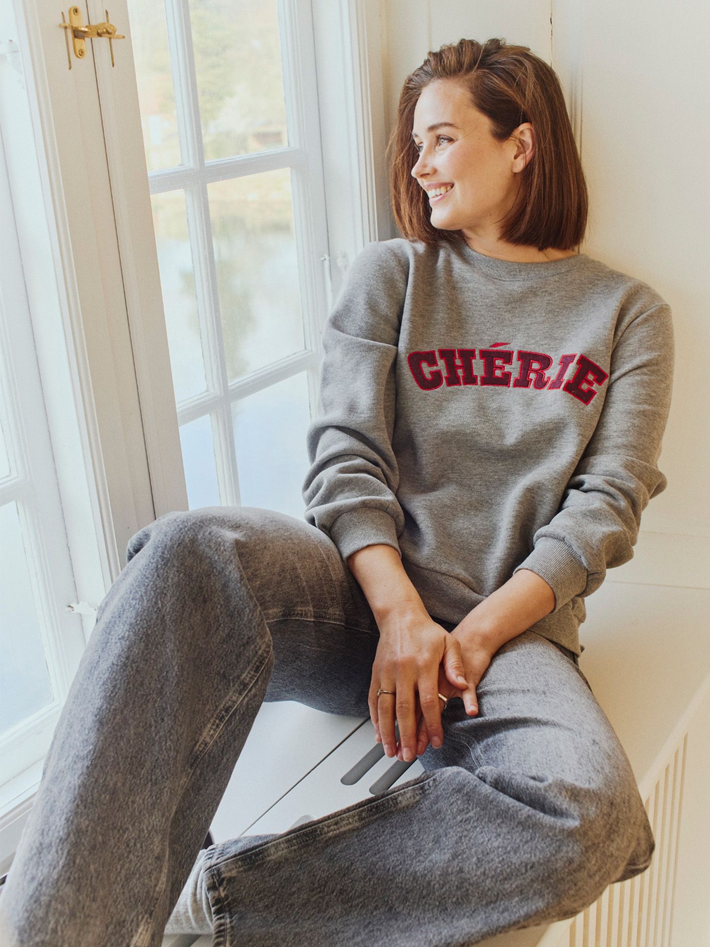 Freequent Sweater Chérie Grijs 00081410-7300