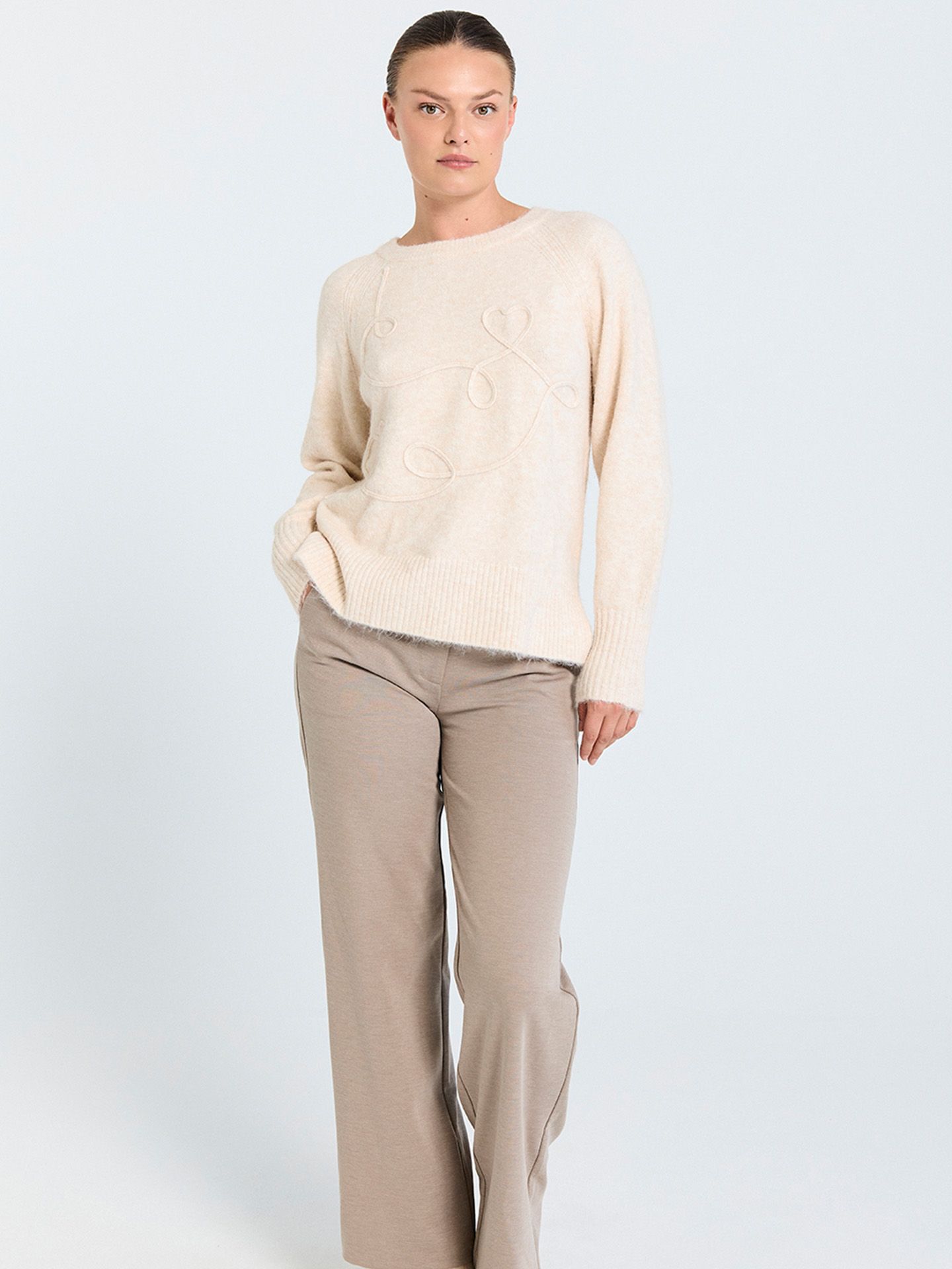 Freequent Trui Evalin Beige 00081422-5100