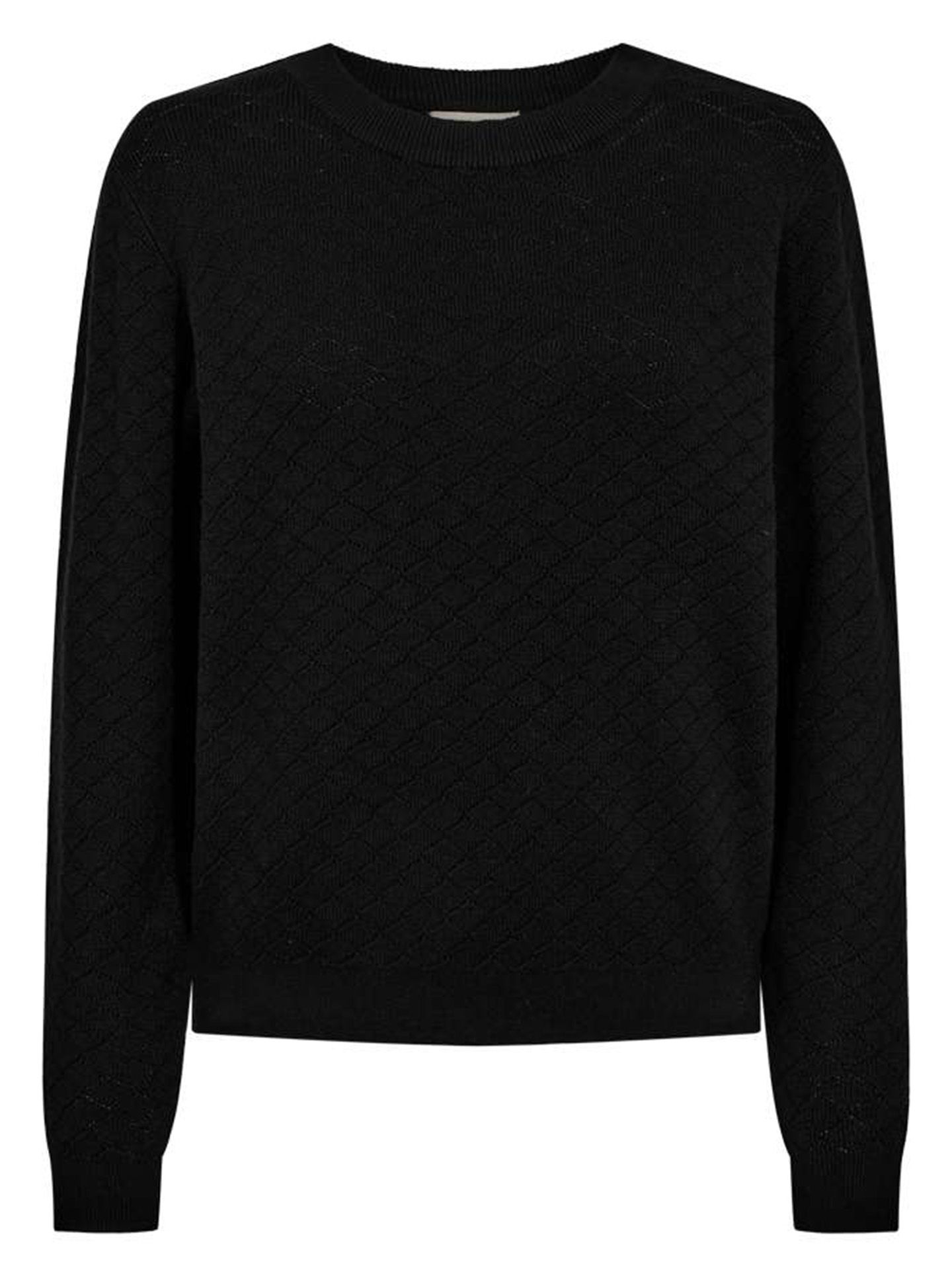 Freequent Trui Dodo Pu Zwart 00081432-7500