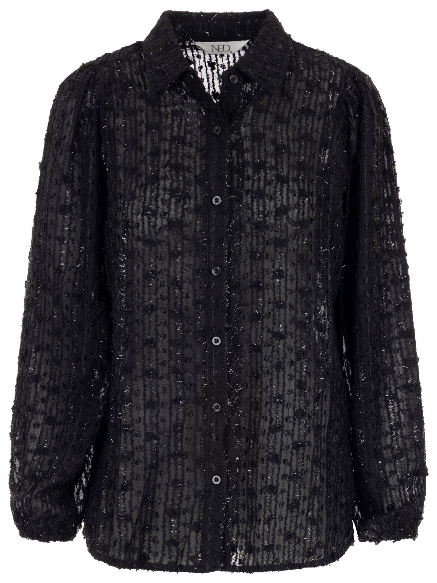 NED Blouse Mae Zwart 00081448-7500