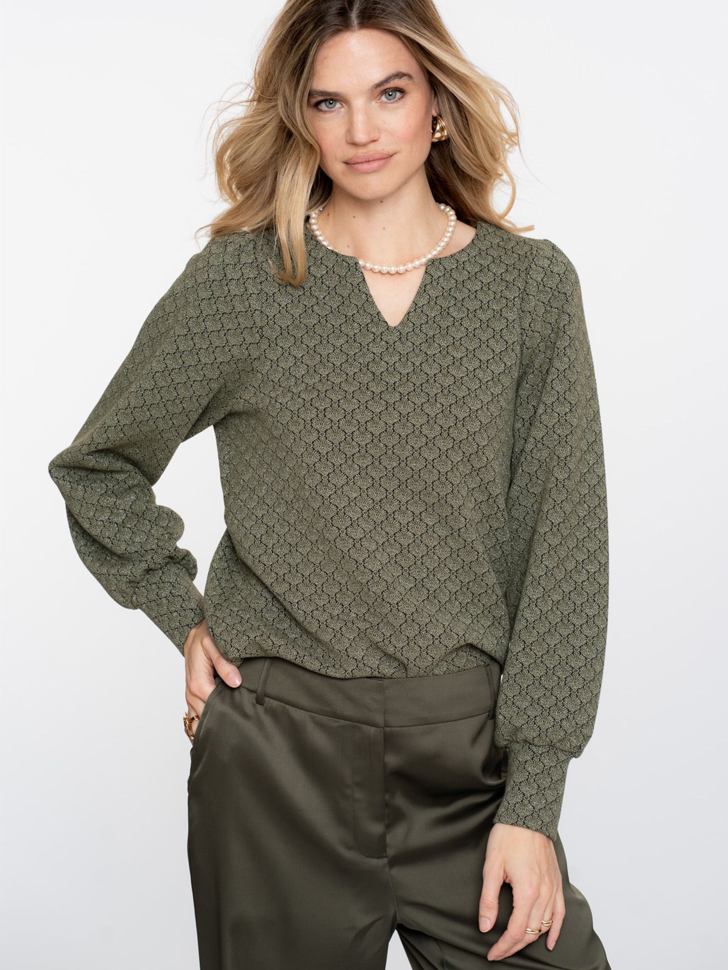 Geisha Sweater Sophie Groen 00081471-6310