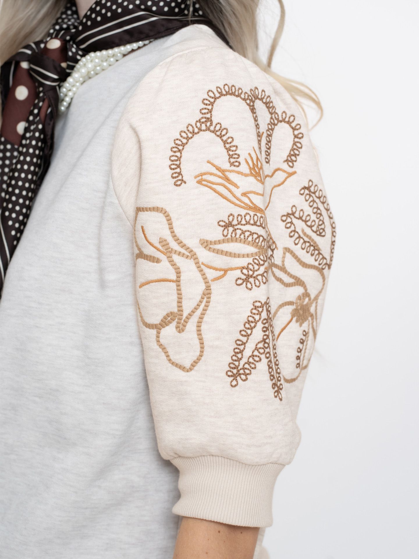 Geisha Sweater Fleur Beige 00081472-5200
