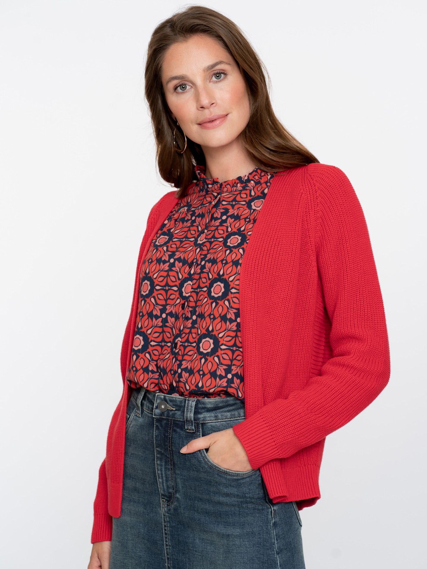 Geisha Vest Maaike Rood 00081480-4800