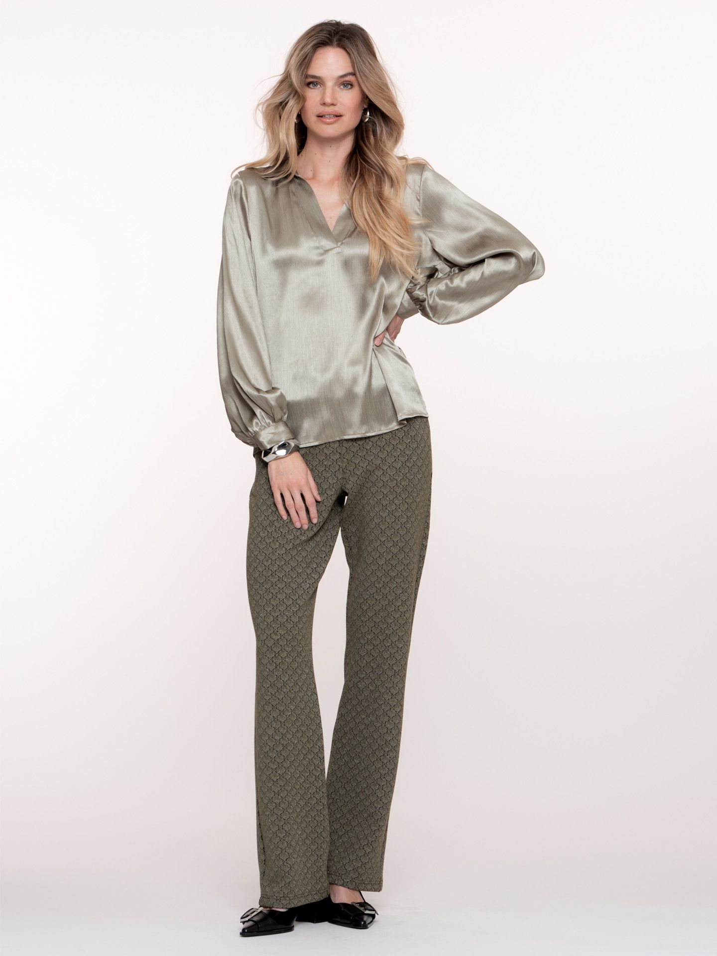 Geisha Pantalon Olivia Groen 00081488-6310