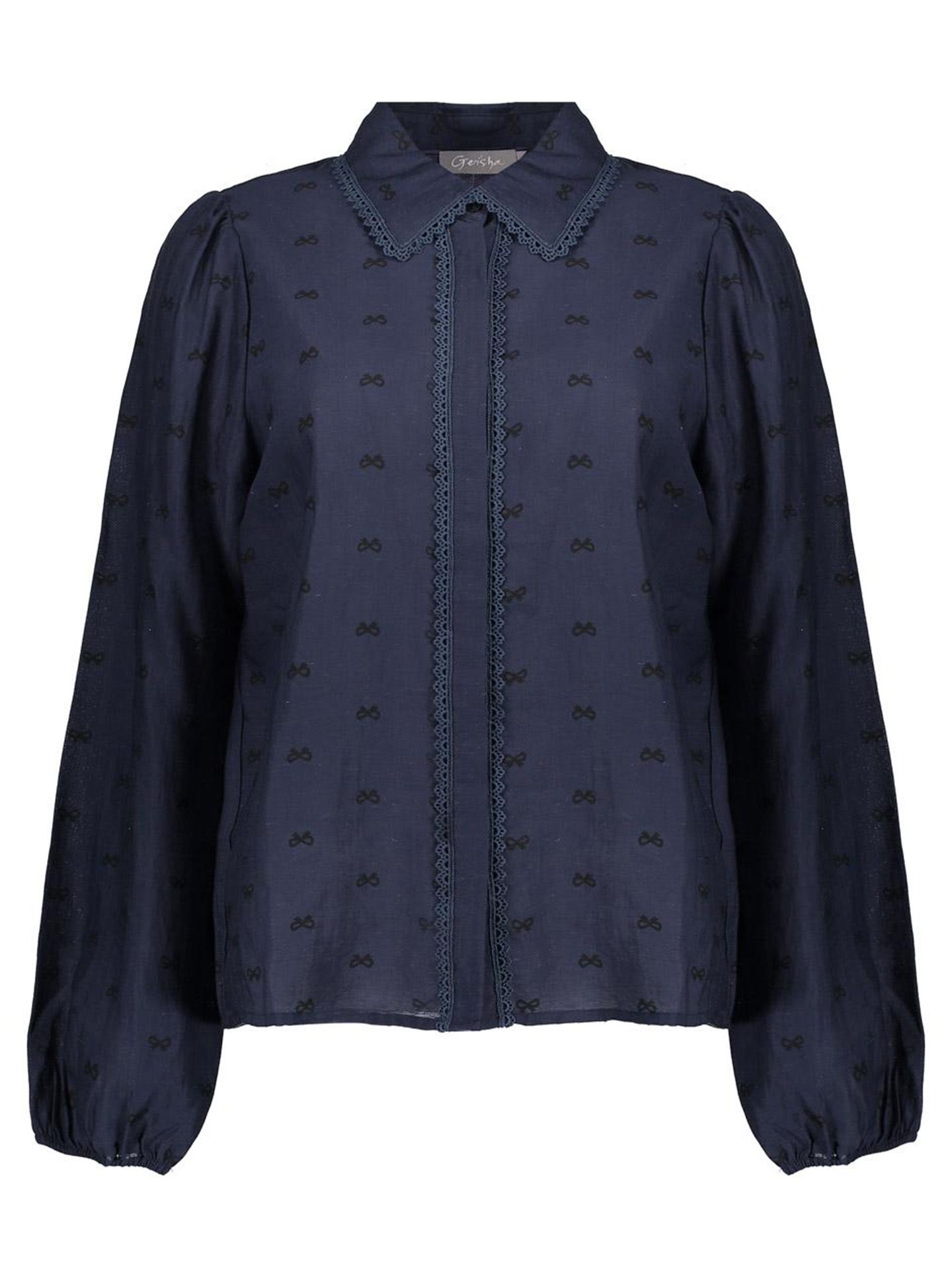 Geisha Blouse Martje Blauw 00081491-1500
