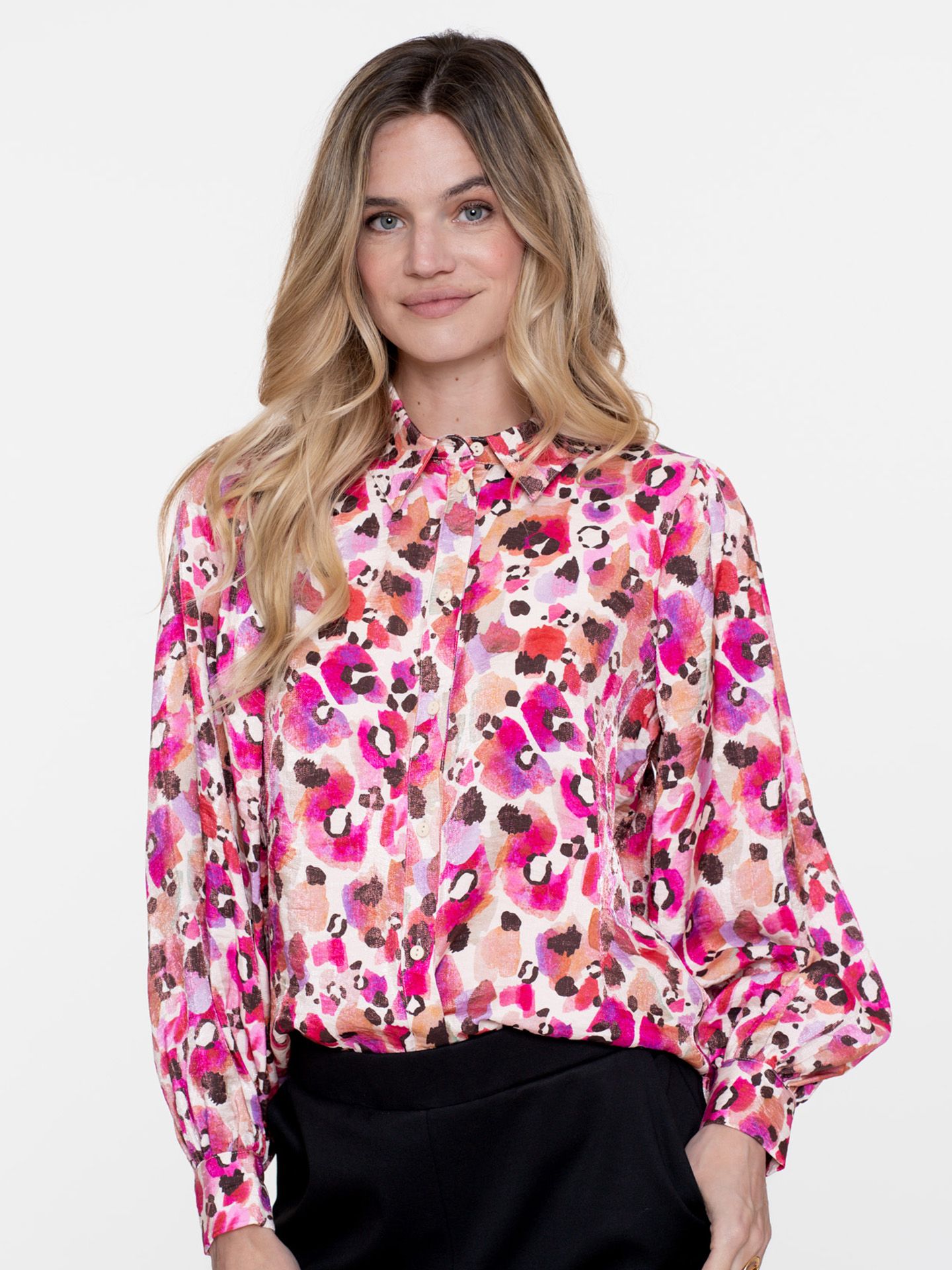 Geisha Blouse Fenne Roze 00081493-4000