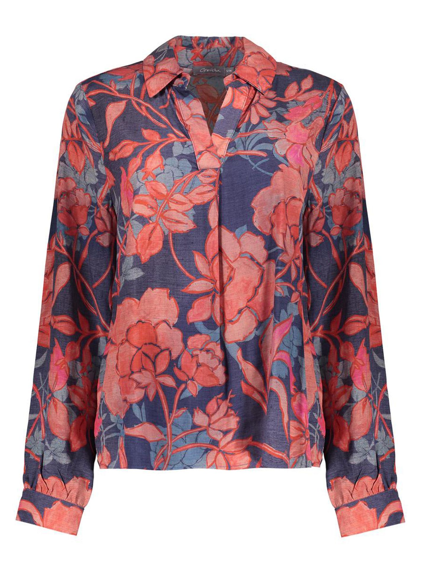 Geisha Blouse Feline Rood 00081494-4800