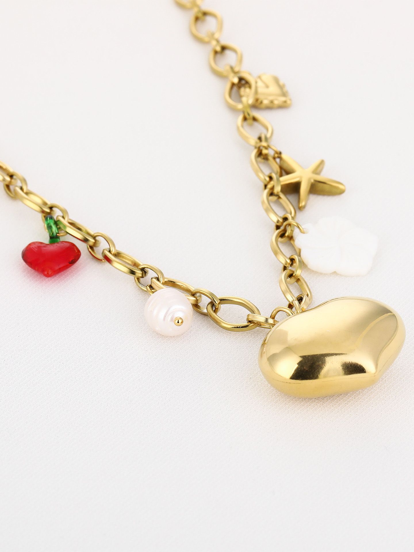 Schijvens mode Ketting Lovie Goud 00081510-2400
