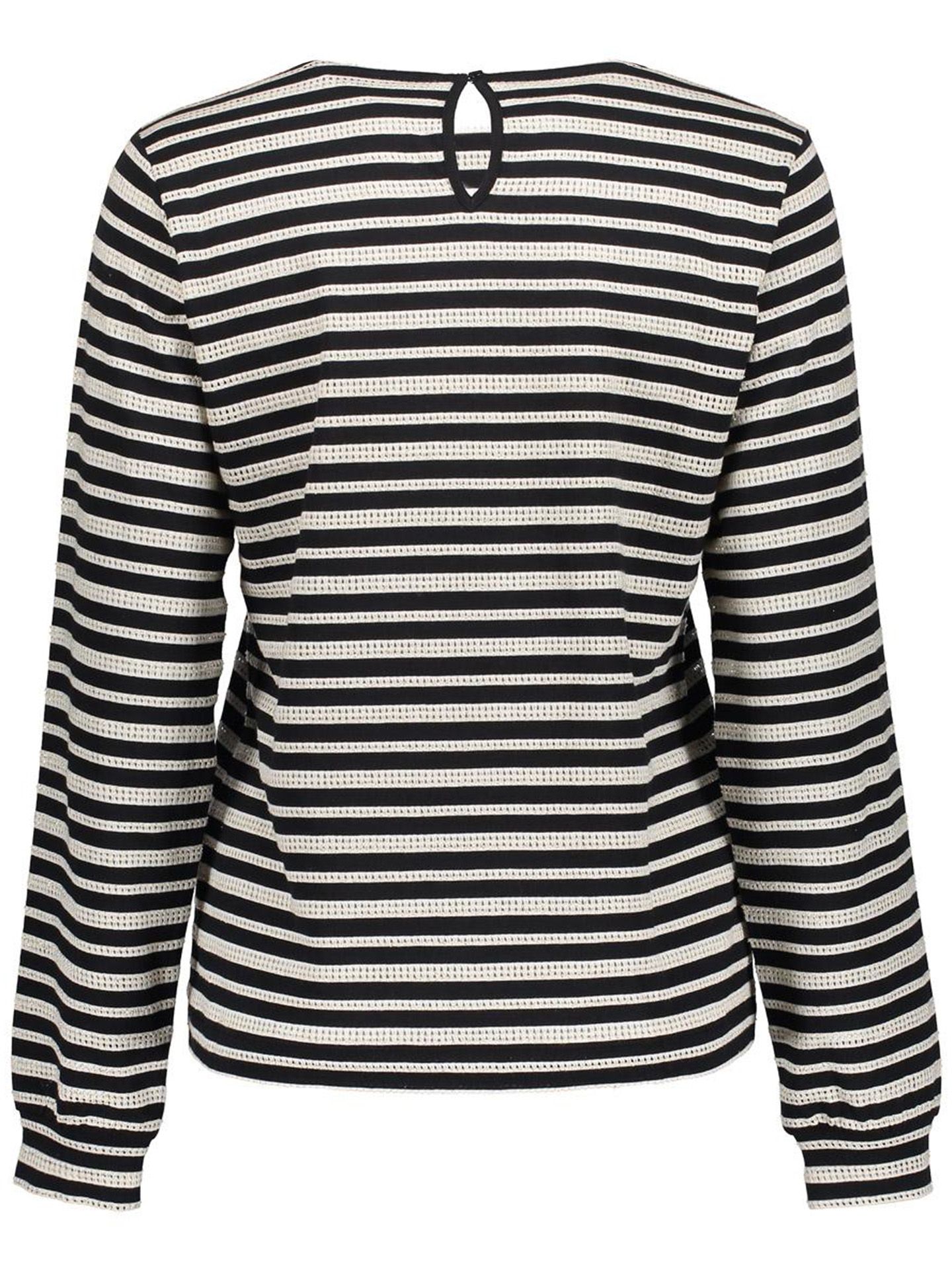 Geisha Shirt Ellen Zwart-wit 00081520-7900