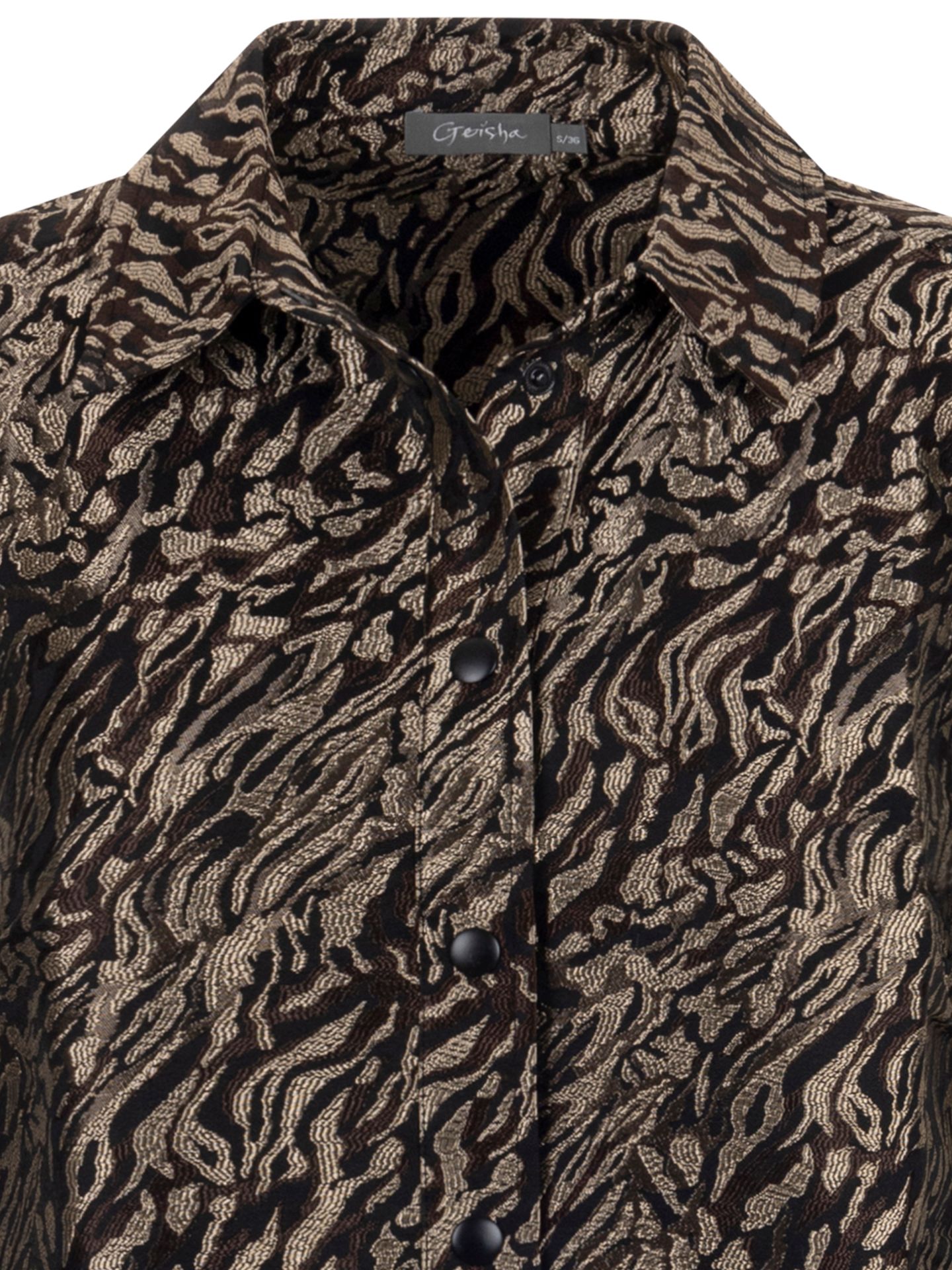 Geisha Gilet Elin Zwart 00081530-7500