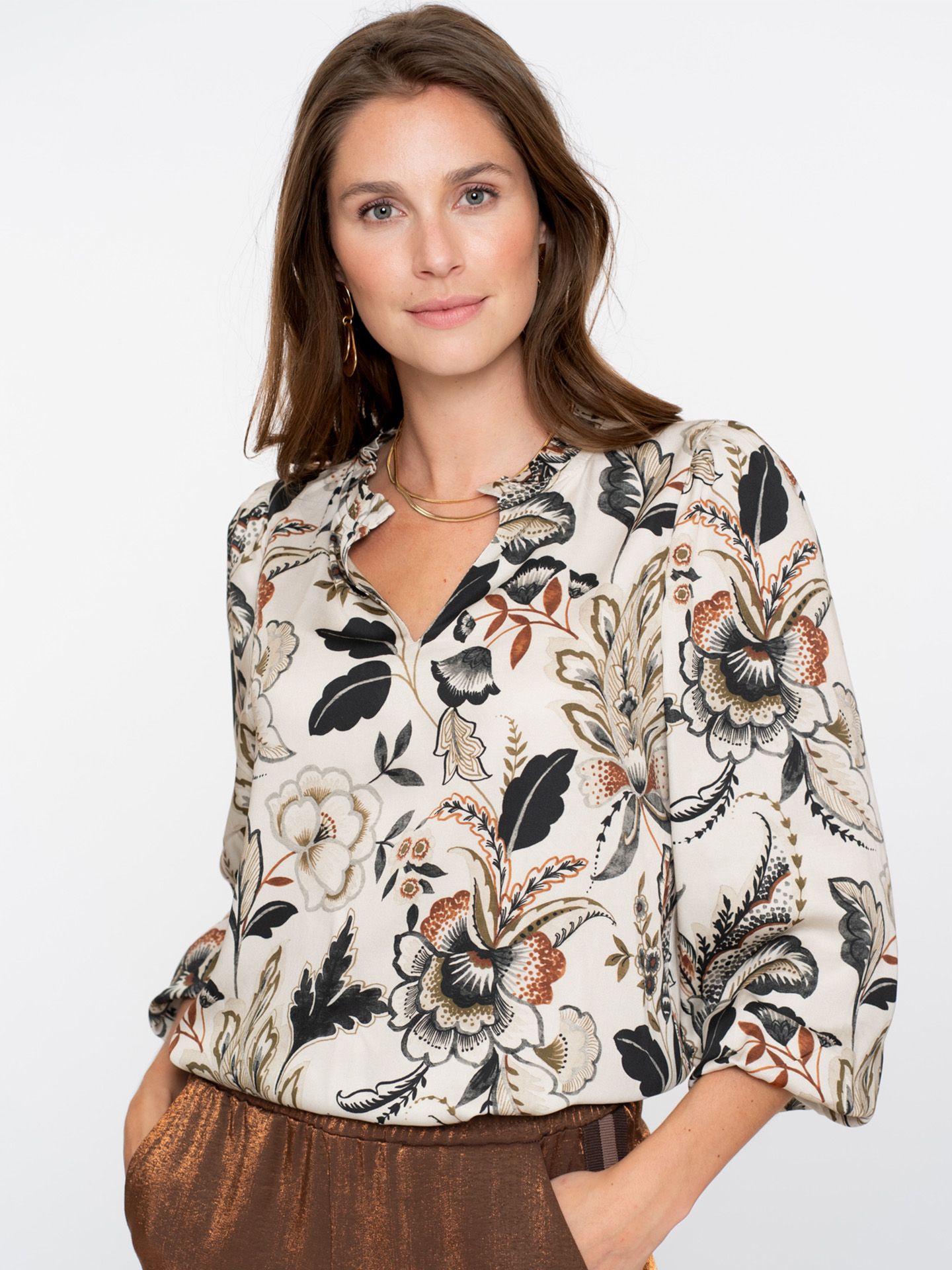 Geisha Blouse Amy Beige 00081540-5200