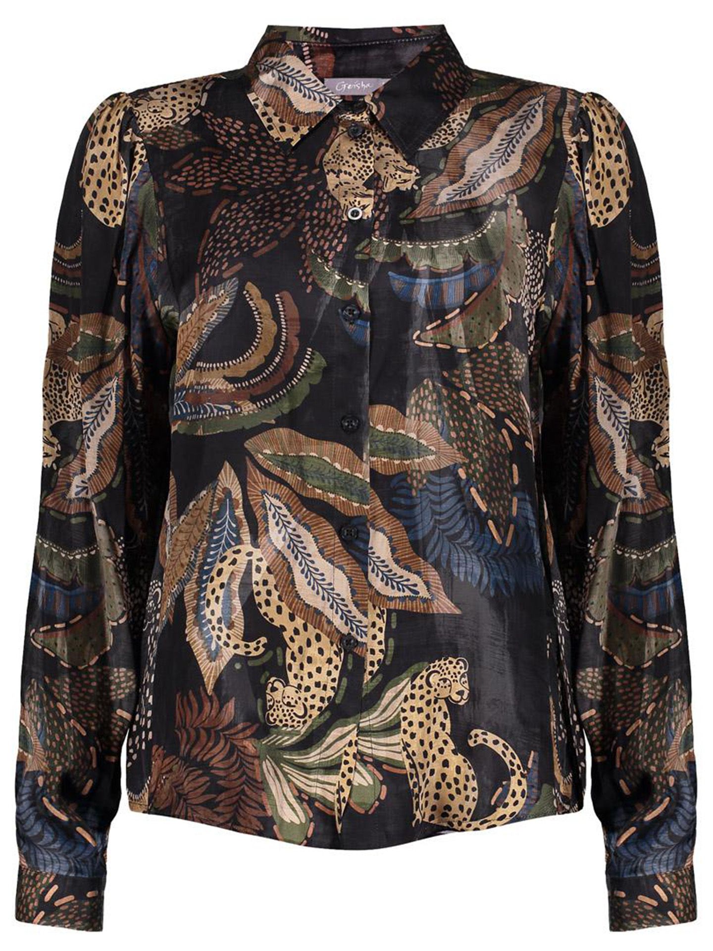 Geisha Blouse Ella Zwart 00081541-7500