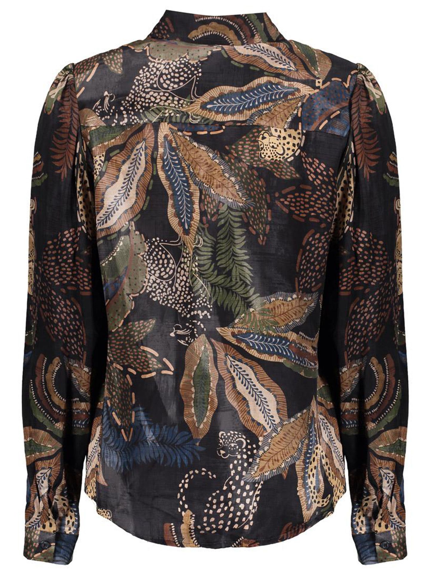 Geisha Blouse Ella Zwart 00081541-7500