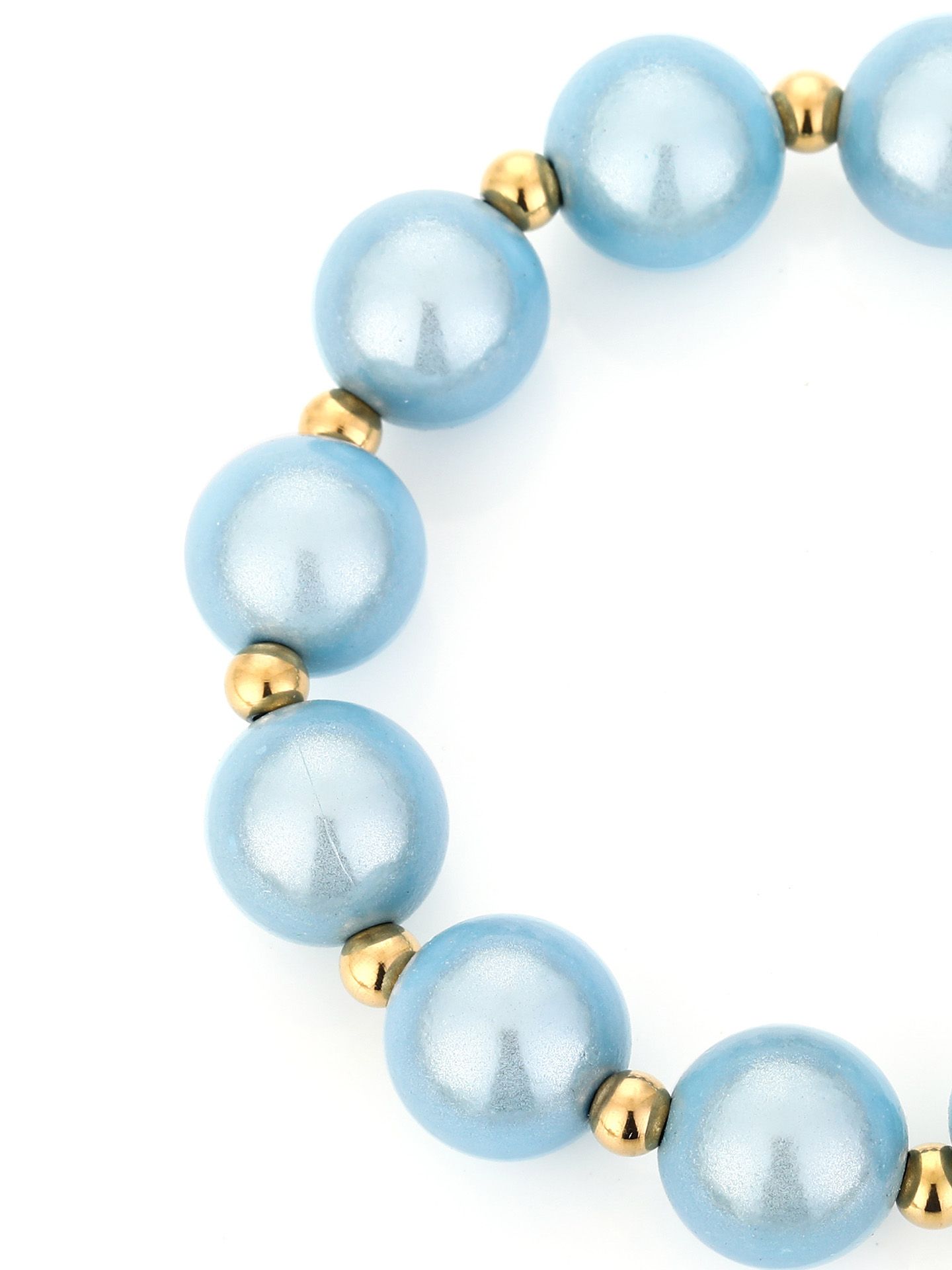 Schijvens mode Armband Andrea Blauw 00081569-1600