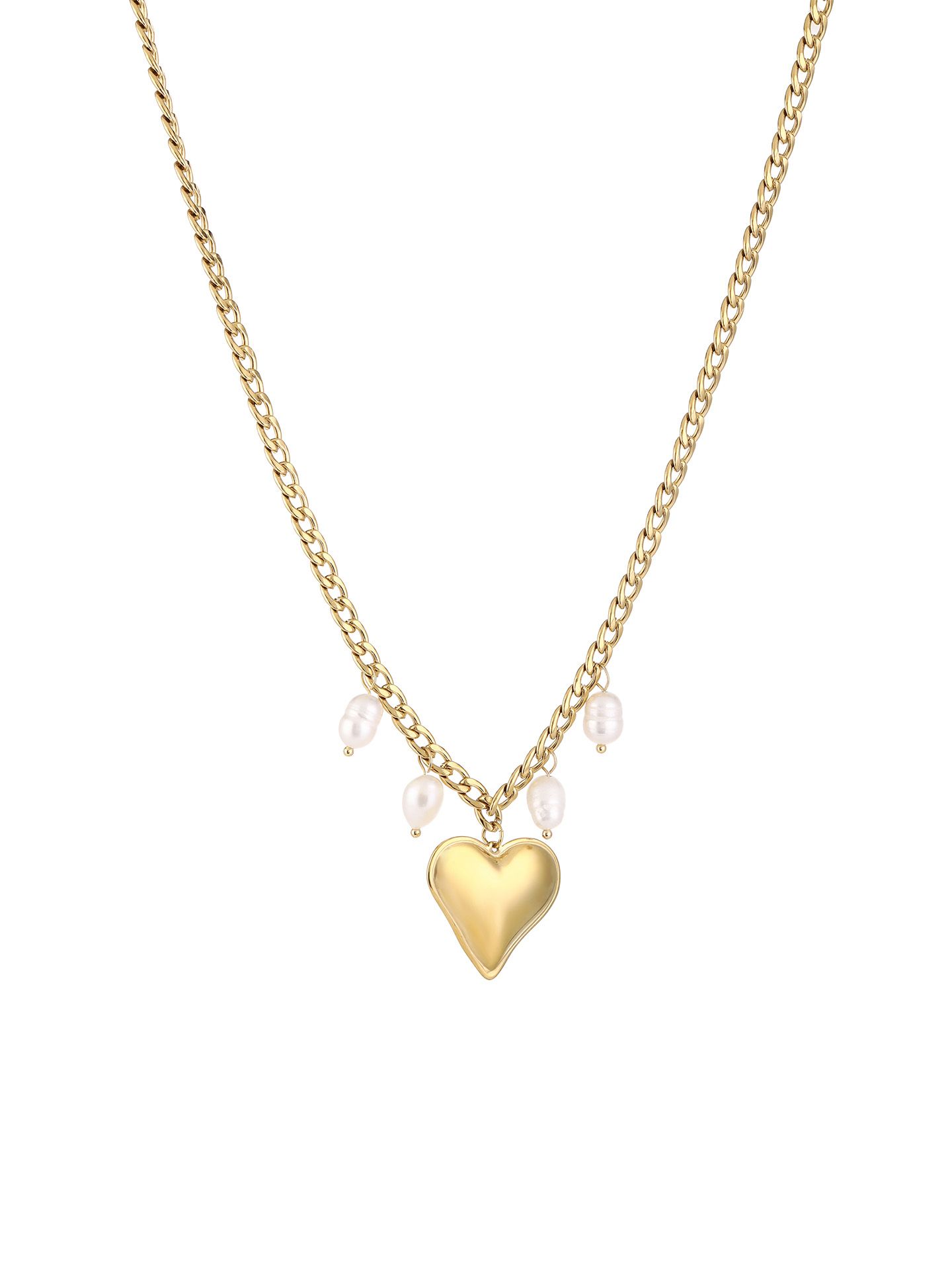 Schijvens mode Ketting Merel Goud 00081570-2400