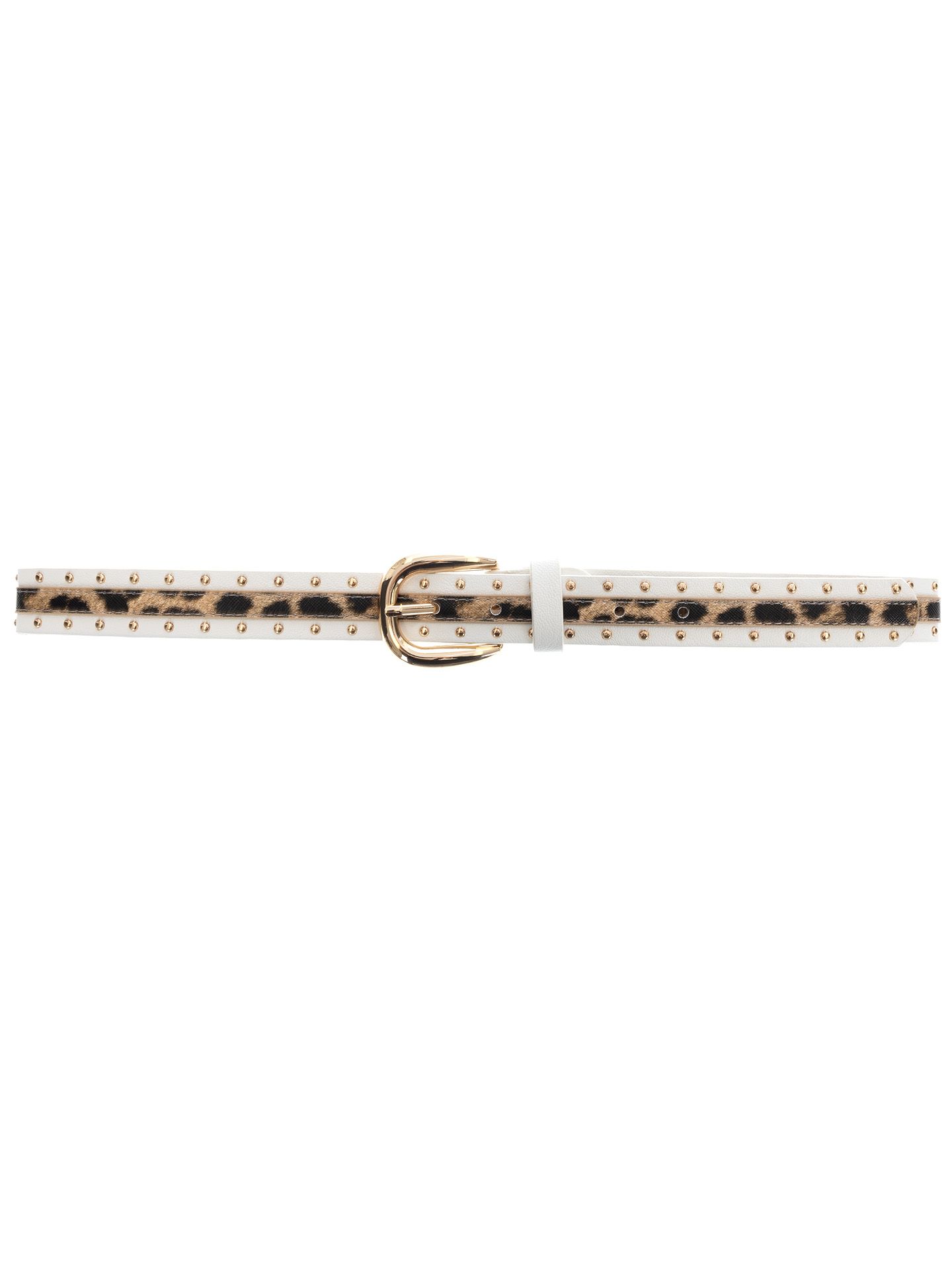 Schijvens mode Riem Panter Wit 00081582-7000