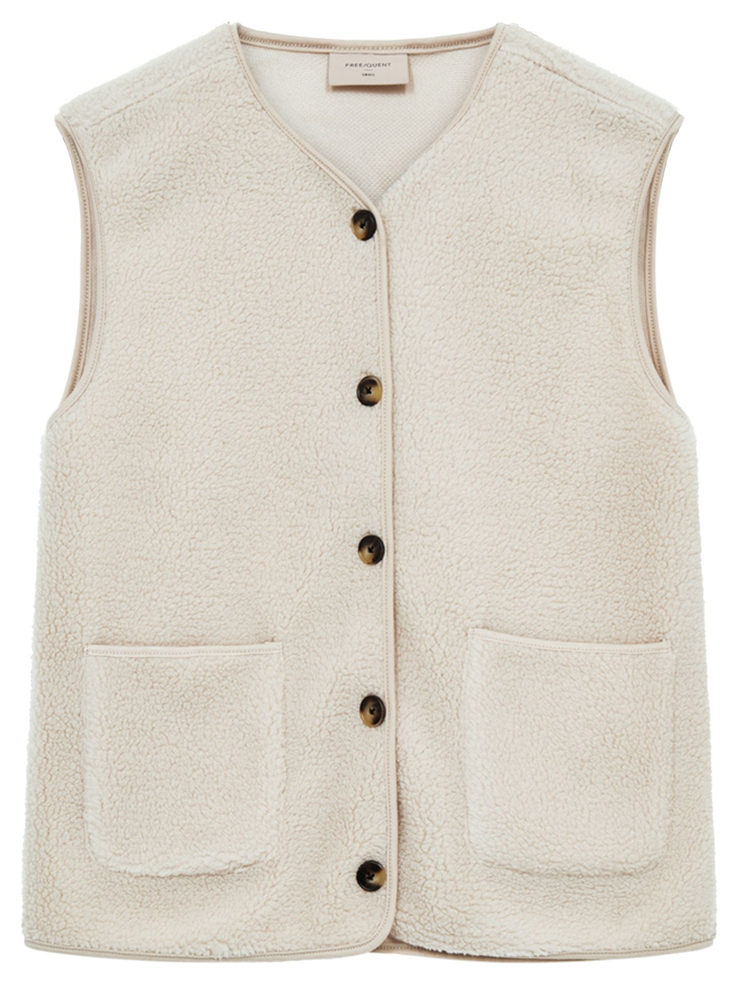 Freequent Vest Teddy Beige 00081584-5100
